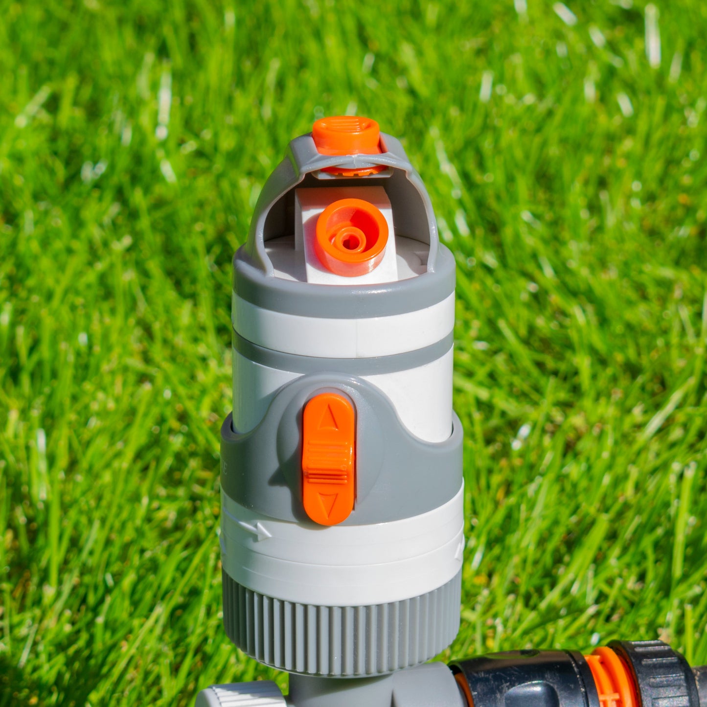 2-Pattern Gear Drive Sprinkler White Line Lawn Sprinkler Drip Irrigation Fitting