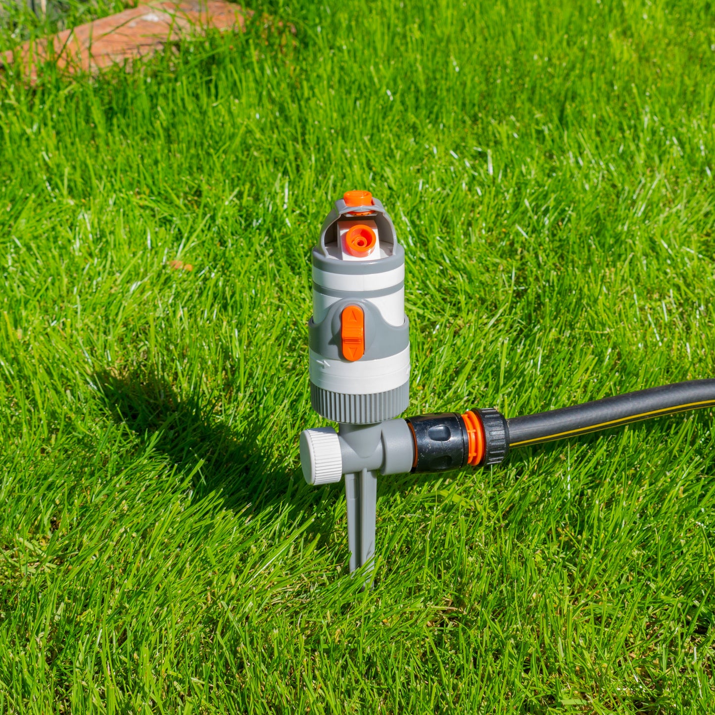 2-Pattern Gear Drive Sprinkler White Line Lawn Sprinkler Drip Irrigation Fitting