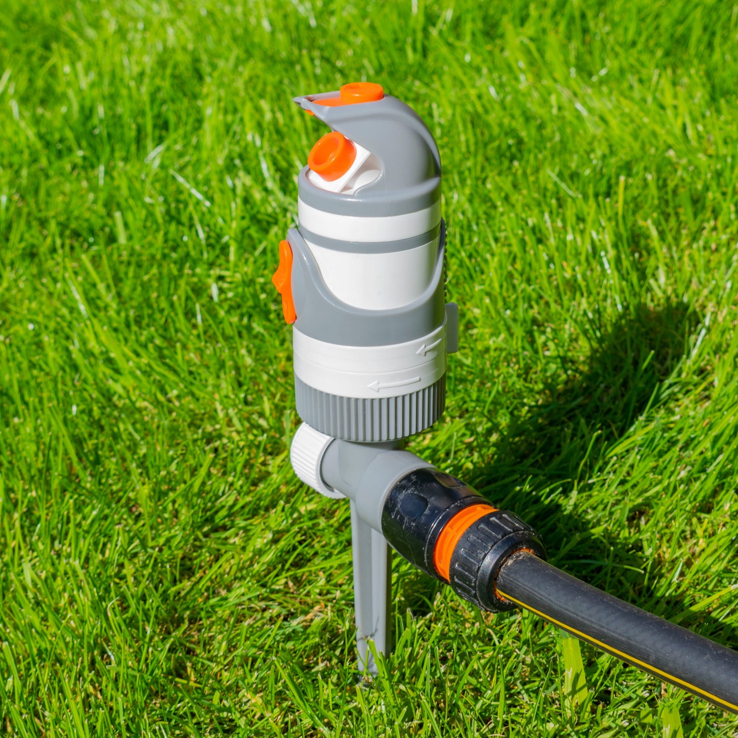 2-Pattern Gear Drive Sprinkler White Line Lawn Sprinkler Drip Irrigation Fitting