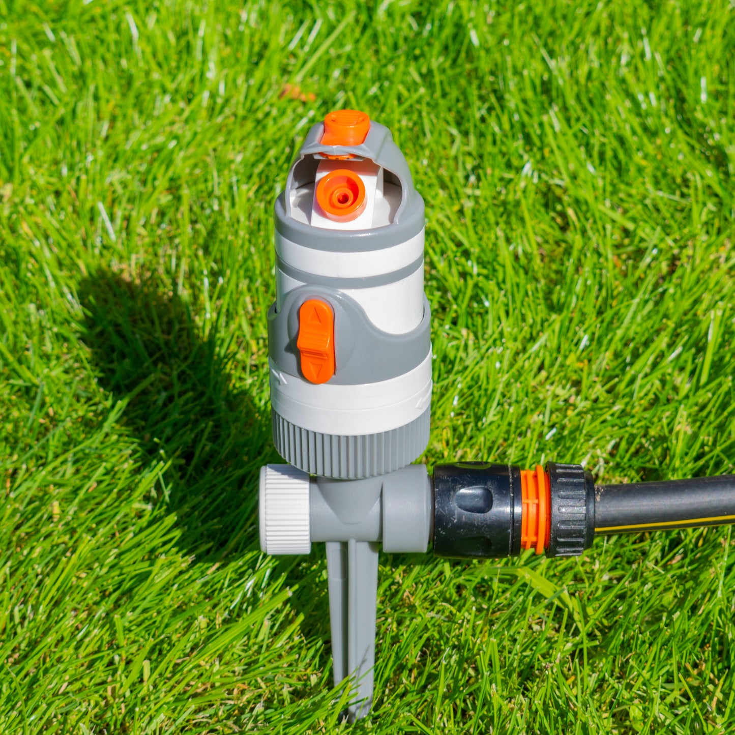 2-Pattern Gear Drive Sprinkler White Line Lawn Sprinkler Drip Irrigation Fitting