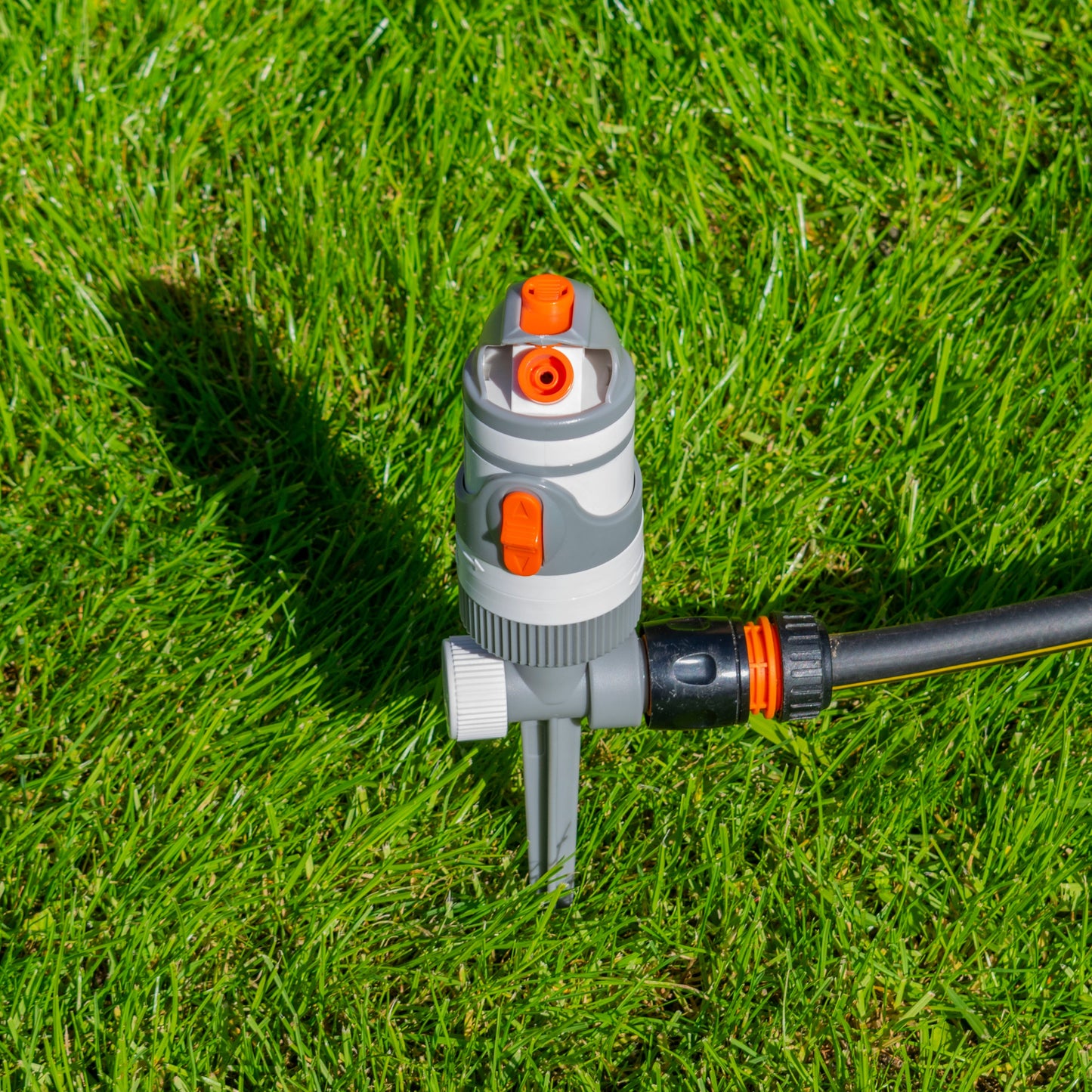 2-Pattern Gear Drive Sprinkler White Line Lawn Sprinkler Drip Irrigation Fitting