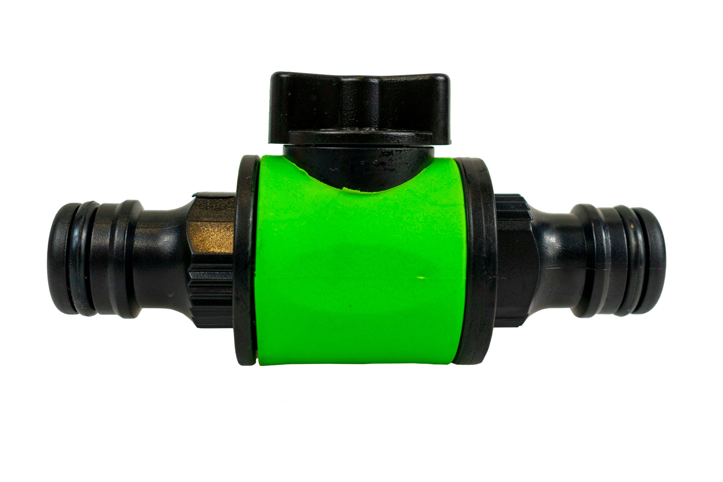 Cost Wise Snap On Male-Male In Line Valve Kit Black Green for Water Flow Control