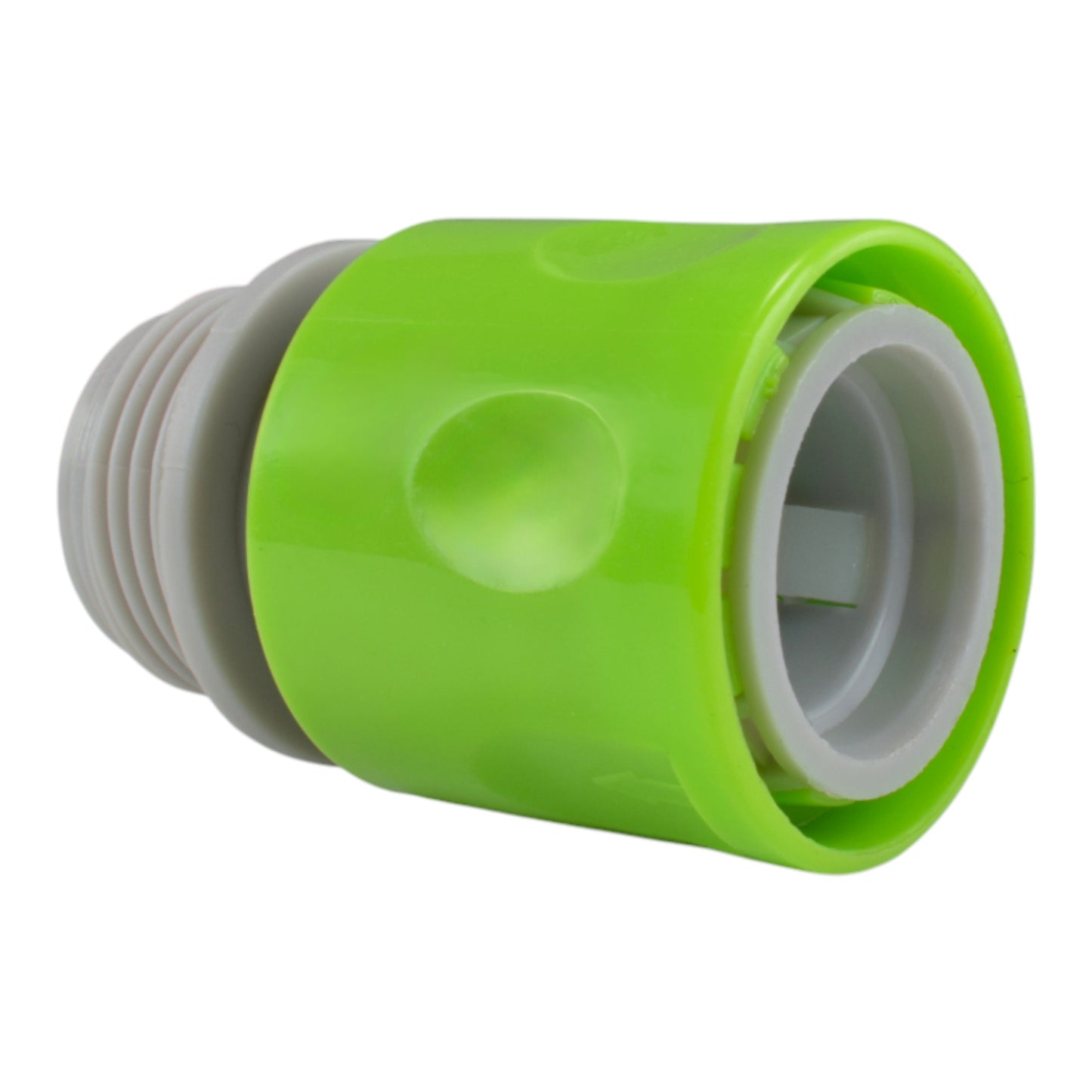 AP Supplies Male & Female Threaded Hose Quick Connector Set with Valve (Lime)