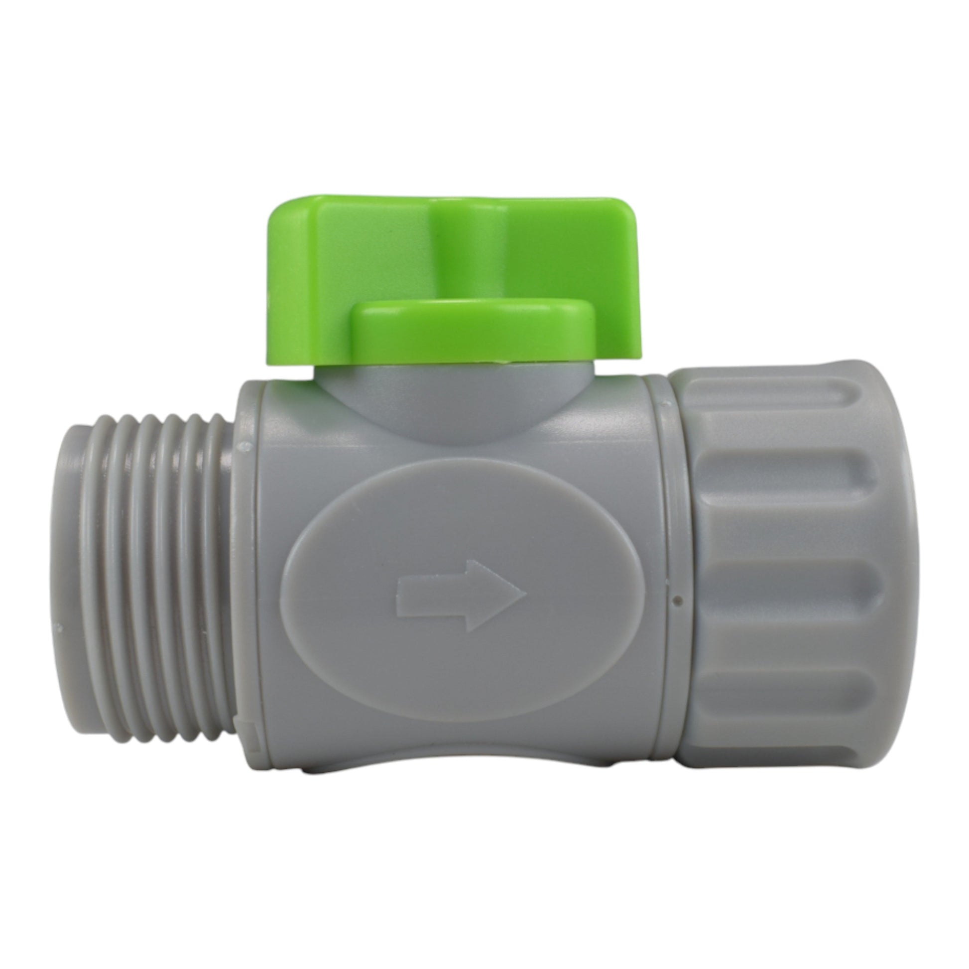 AP Supplies Male & Female Threaded Hose Quick Connector Set with Valve (Lime)