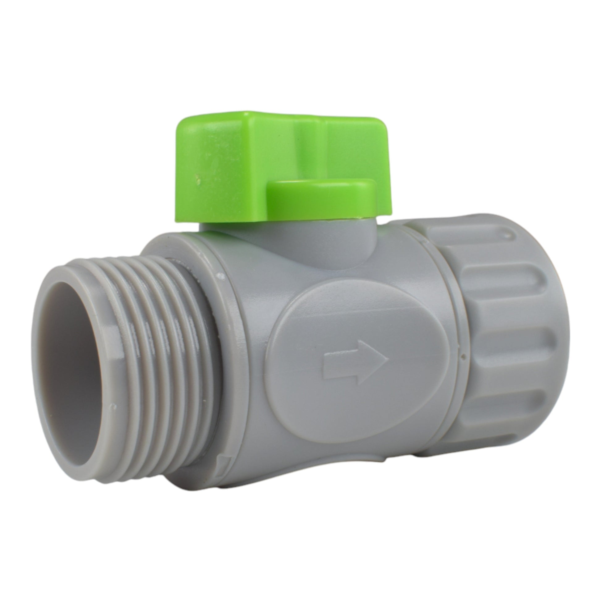 AP Supplies Male & Female Threaded Hose Quick Connector Set with Valve (Lime)