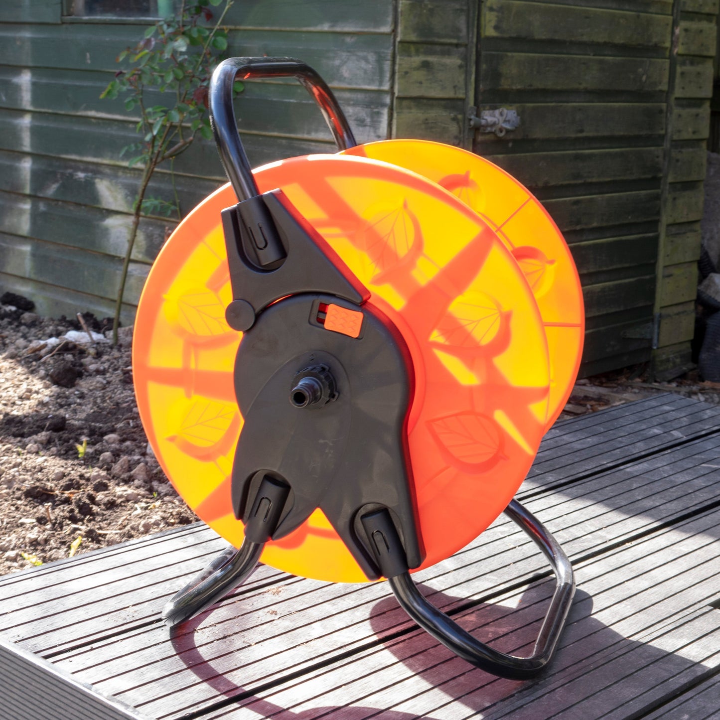 Hose Reel for 60m 1/2in Garden Hose CW Garden Hose Pipe Outdoor Hose Accessory