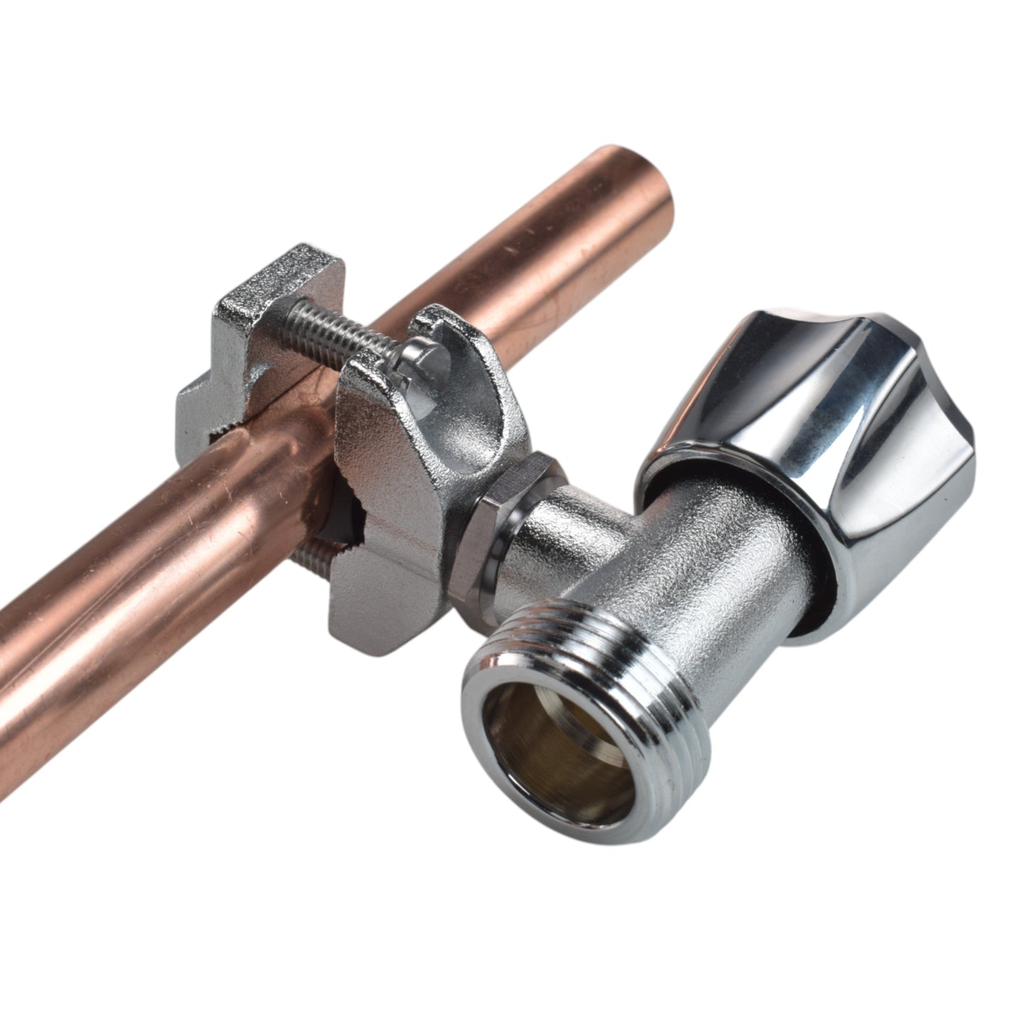 AP Supplies Polished Brass 13mm Barb Tap FULL Connection Kit - Kit with Black/Orange Hose Connector