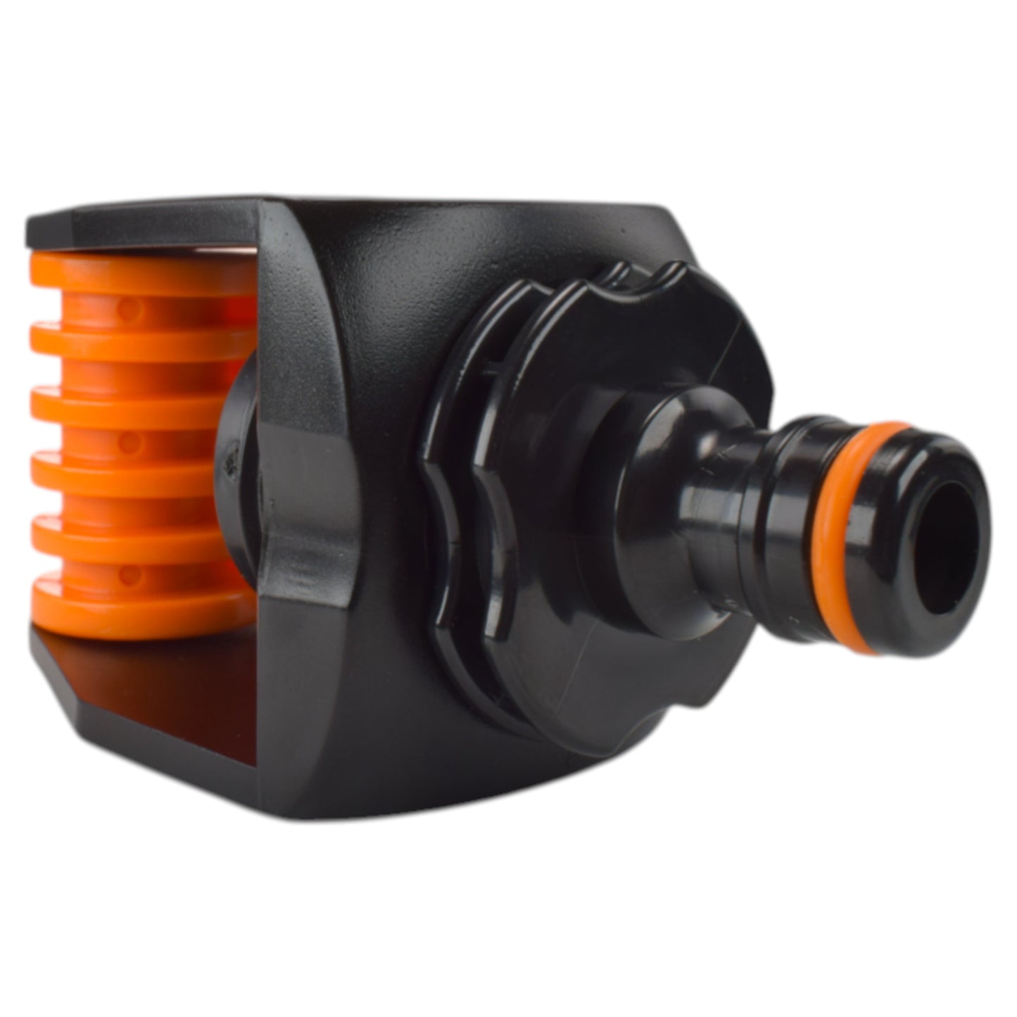 AP Supplies Black/Orange Kitchen Tap Connection Max 40mm