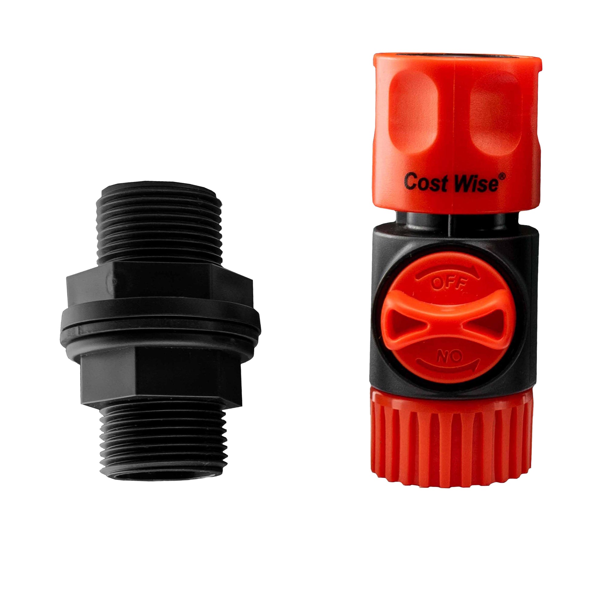 AP Supplies ¾” BSP Water Butt Fitting with Valve Quick Hose Connection
