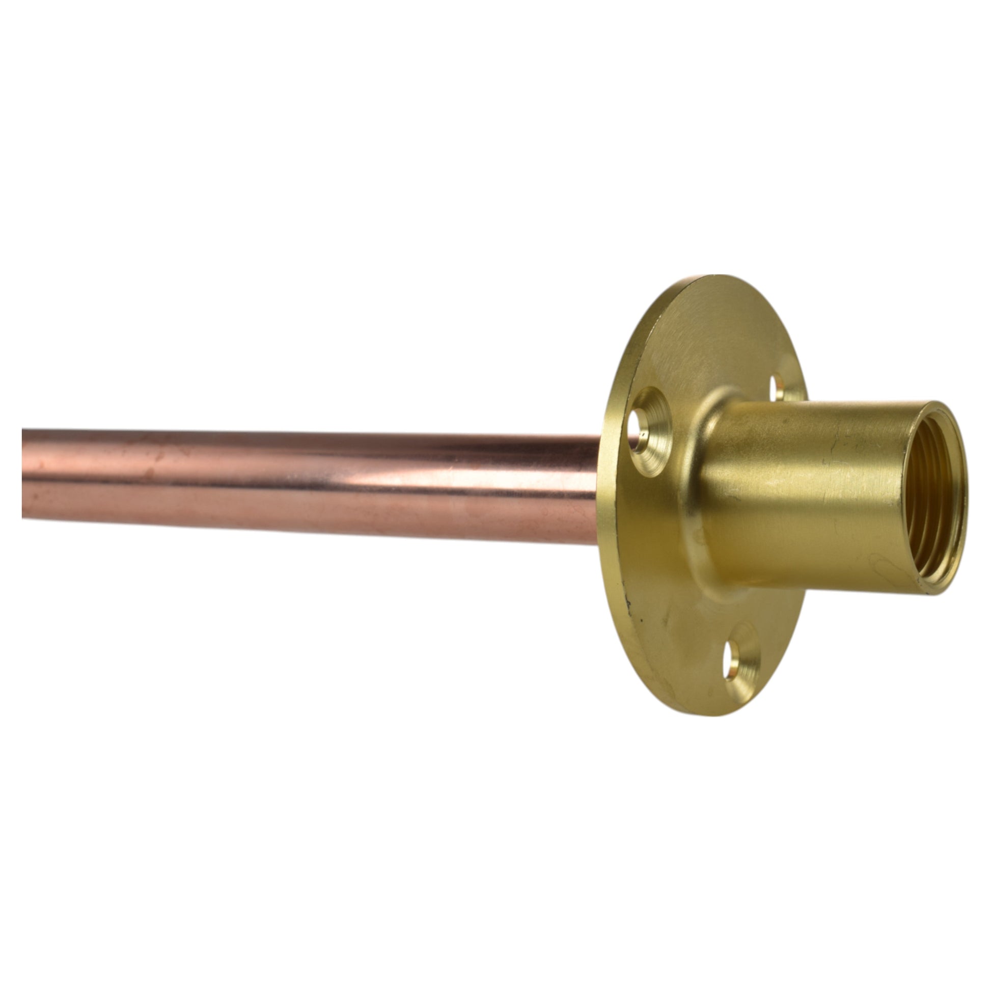 AP Supplies Brass Wall Plate ½” BSPF with 15mm copper pipe (350mm)