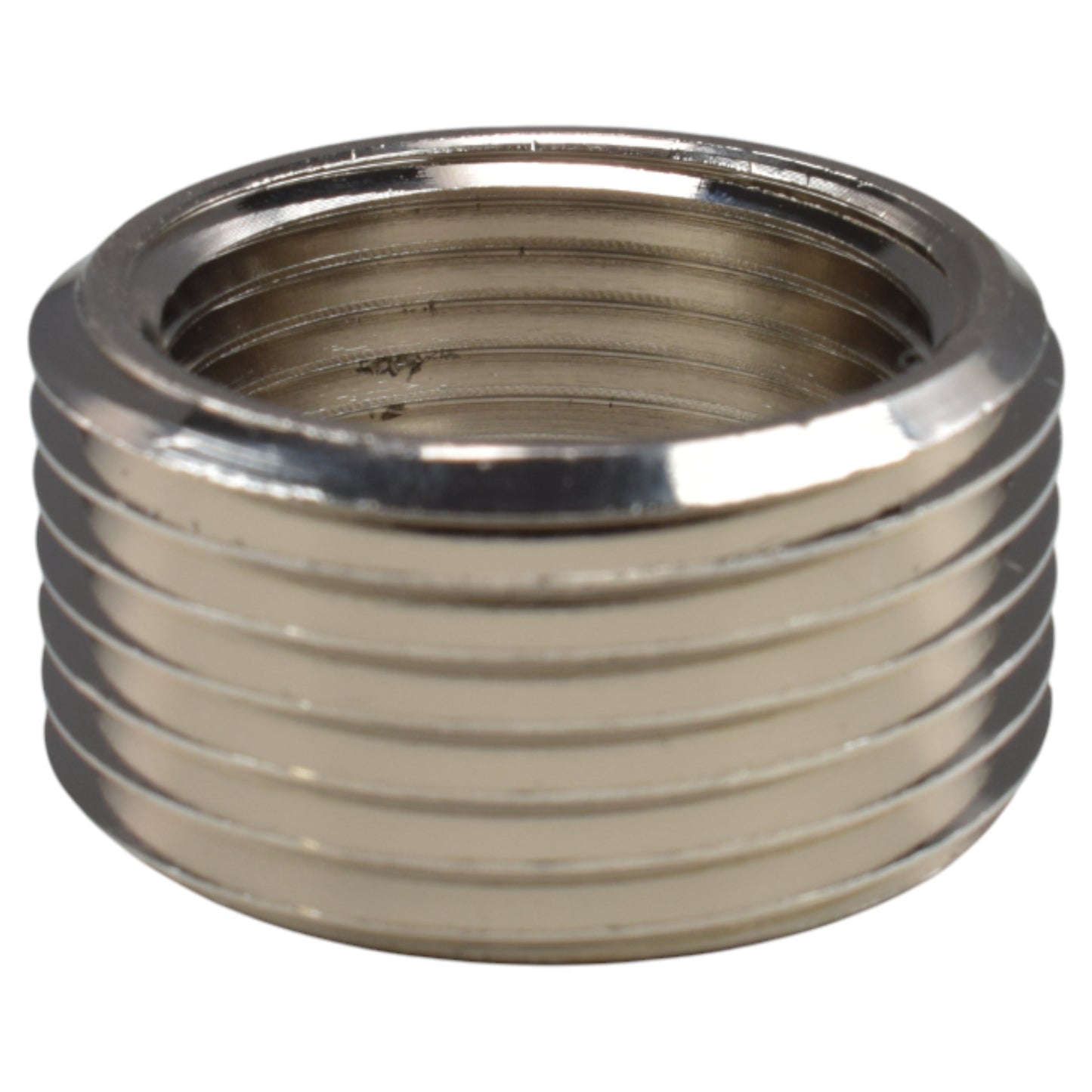 AP Supplies Thread Conversion Cap 1" BSPM - 3/4" BSPF, Nickel Plated