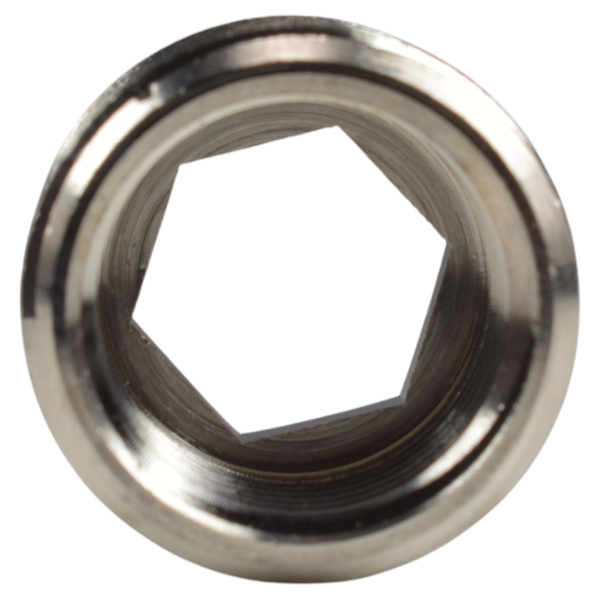 AP Supplies Thread Conversion Cap 3/4" BSPM - 1/2" BSPF, Nickel Plated
