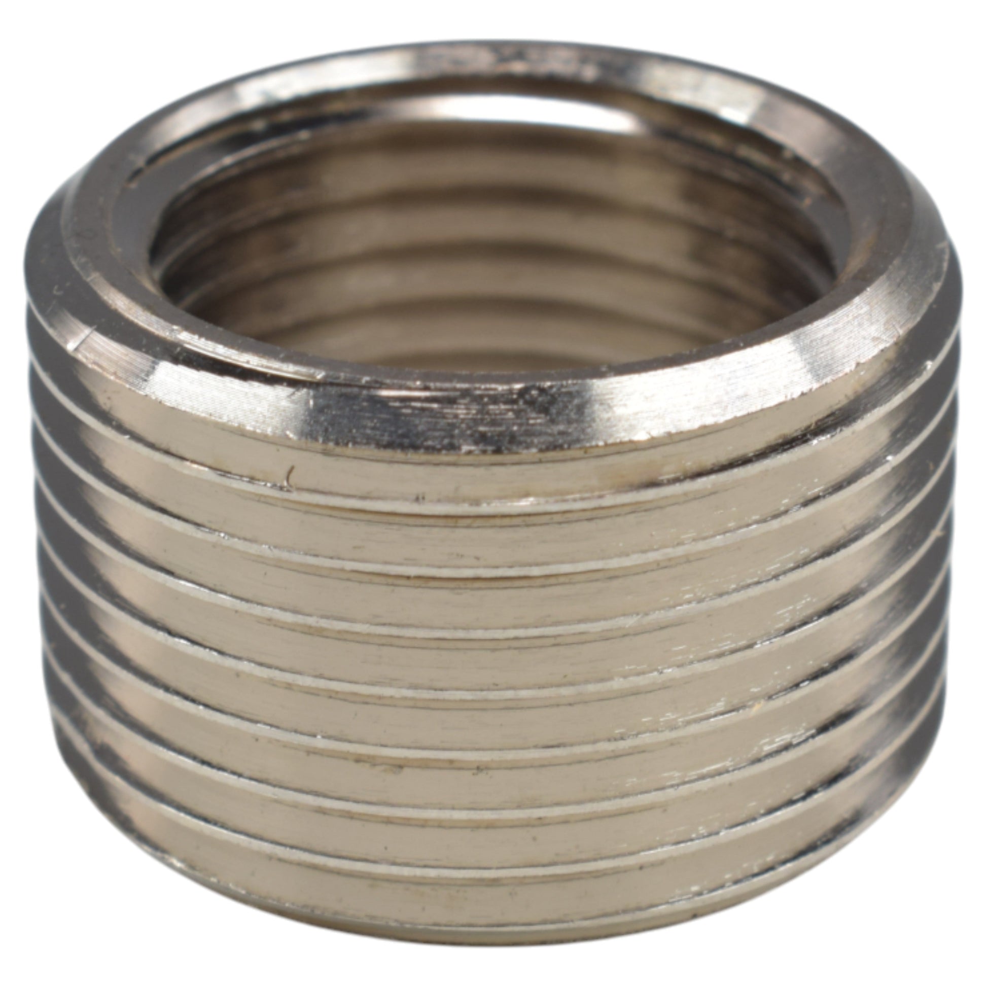 AP Supplies Thread Conversion Cap 3/4" BSPM - 1/2" BSPF, Nickel Plated
