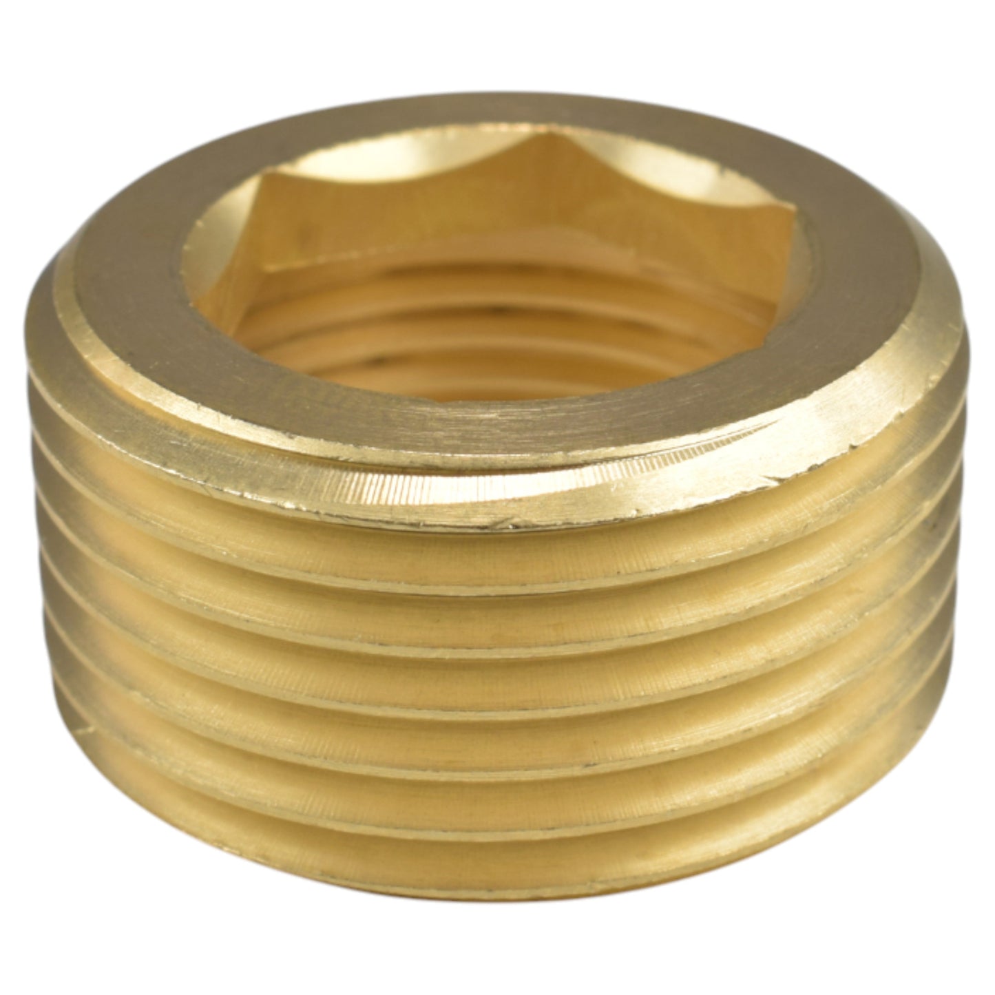 AP Supplies Thread Conversion Cap 1" BSPM - 3/4" BSPF, Brass