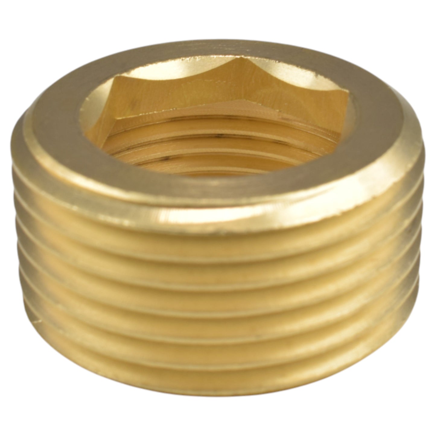 AP Supplies Thread Conversion Cap 1" BSPM - 3/4" BSPF, Brass