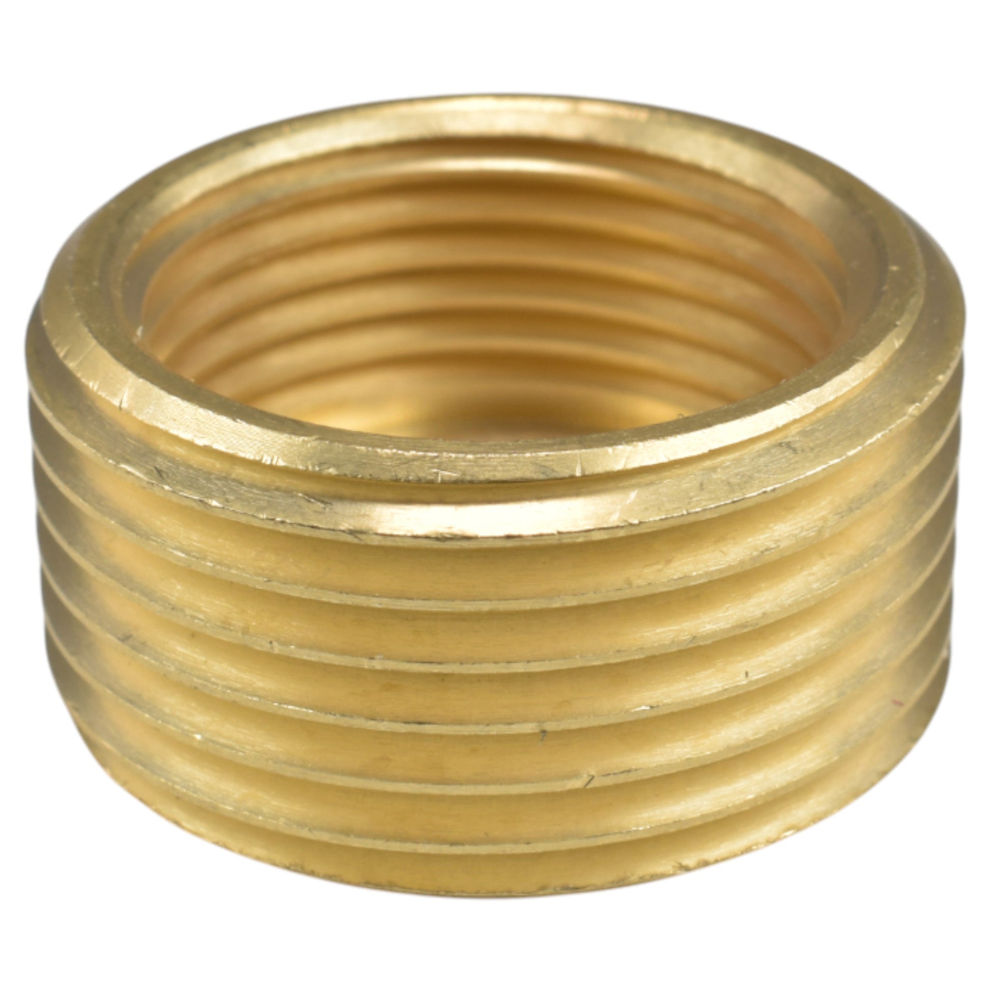 AP Supplies Thread Conversion Cap 1" BSPM - 3/4" BSPF, Brass