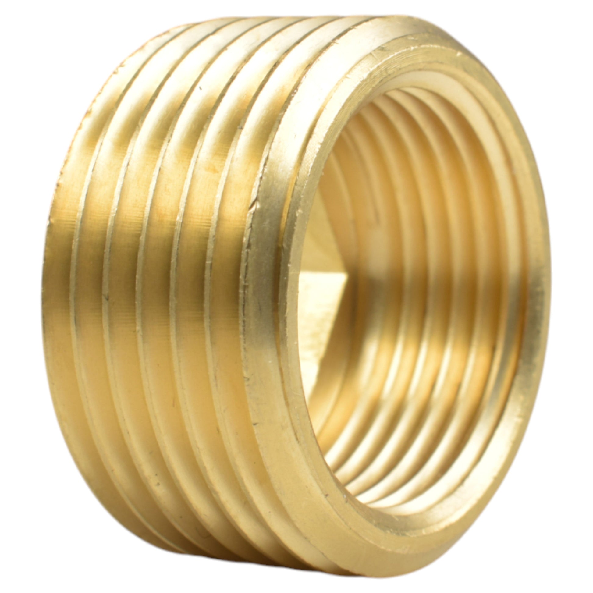 AP Supplies Thread Conversion Cap 1" BSPM - 3/4" BSPF, Brass