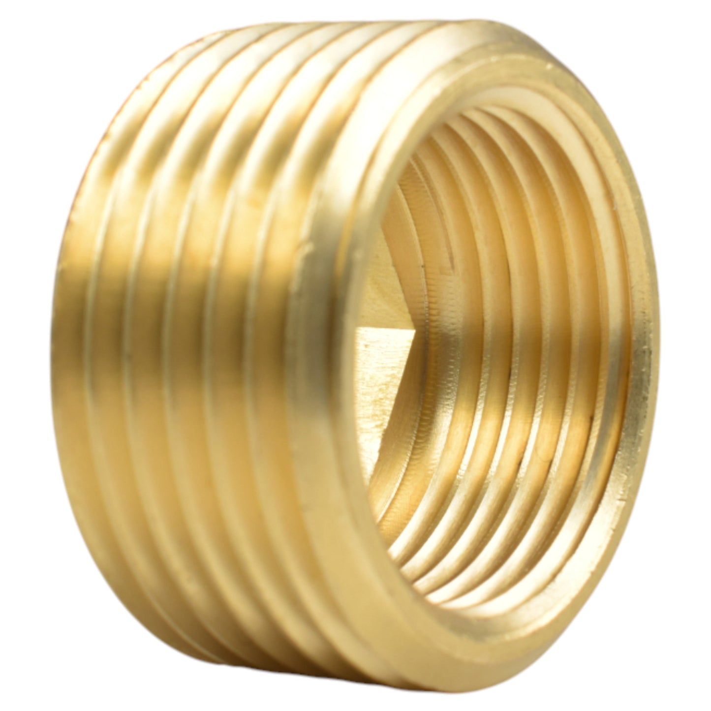 AP Supplies Thread Conversion Cap 1" BSPM - 3/4" BSPF, Brass