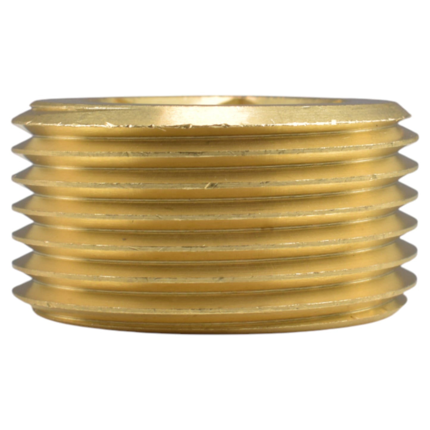 AP Supplies Thread Conversion Cap 1" BSPM - 3/4" BSPF, Brass
