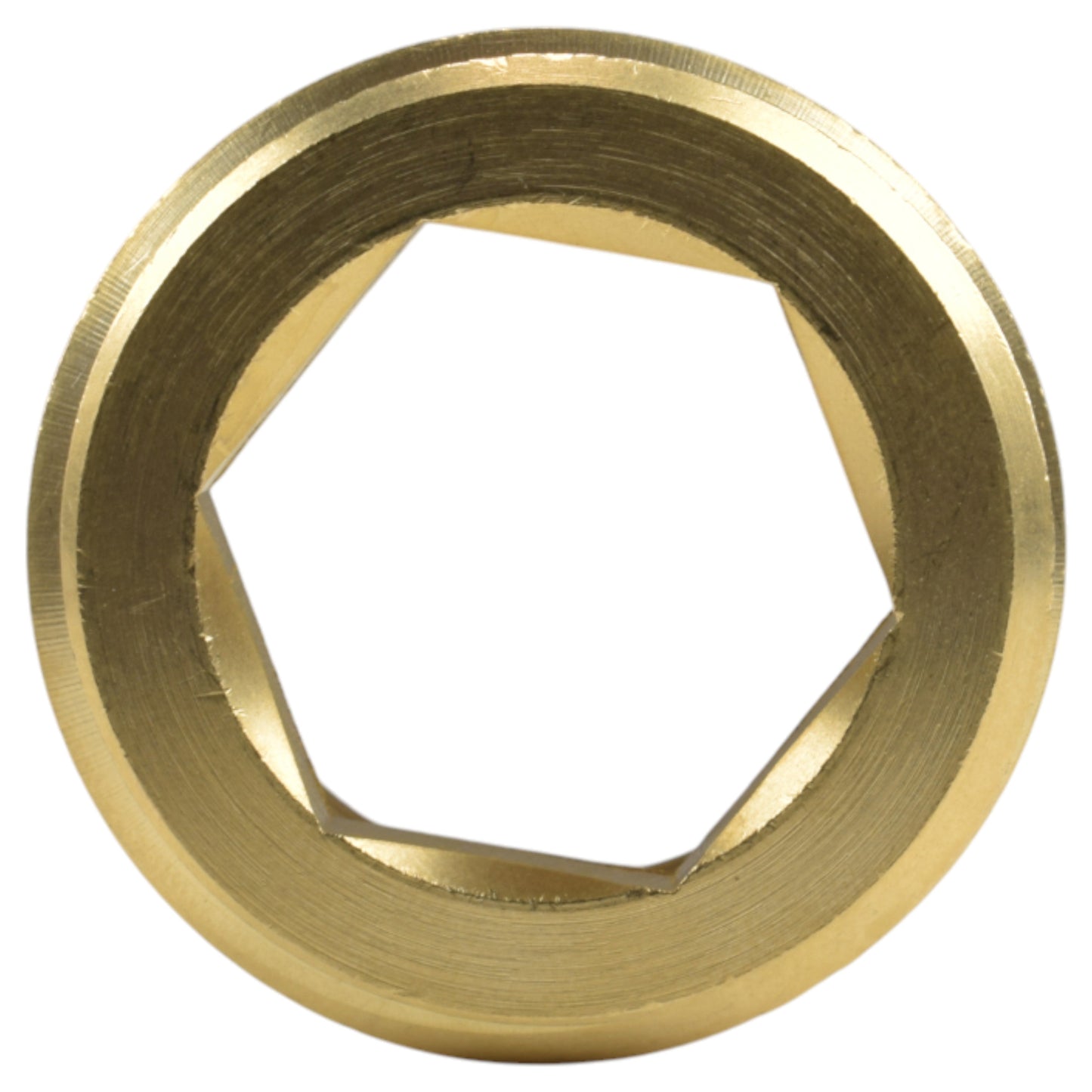 AP Supplies Thread Conversion Cap 1" BSPM - 3/4" BSPF, Brass