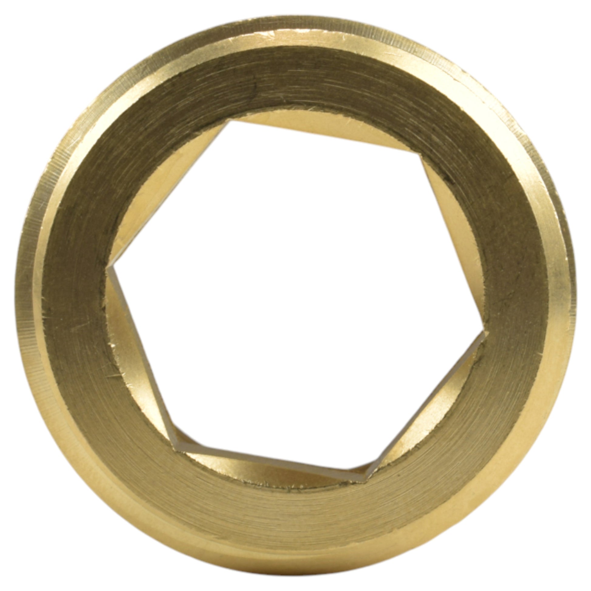 AP Supplies Thread Conversion Cap 1" BSPM - 3/4" BSPF, Brass