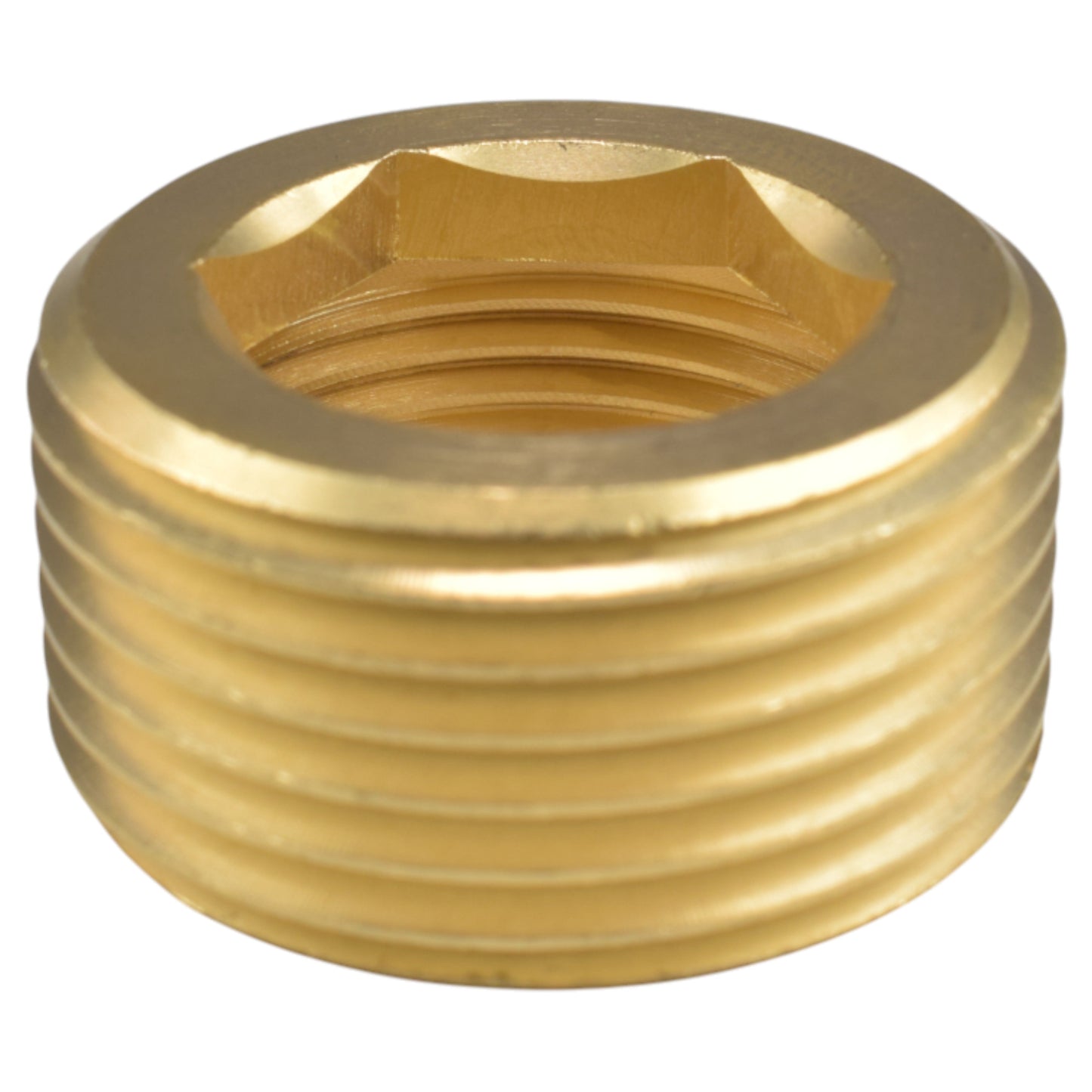 AP Supplies Thread Conversion Cap 1" BSPM - 3/4" BSPF, Brass