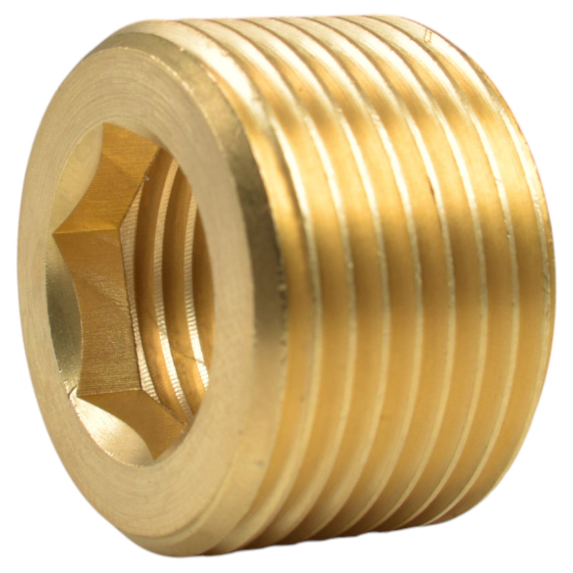 AP Supplies Thread Conversion Cap 3/4" BSPM - 1/2" BSPF, Brass