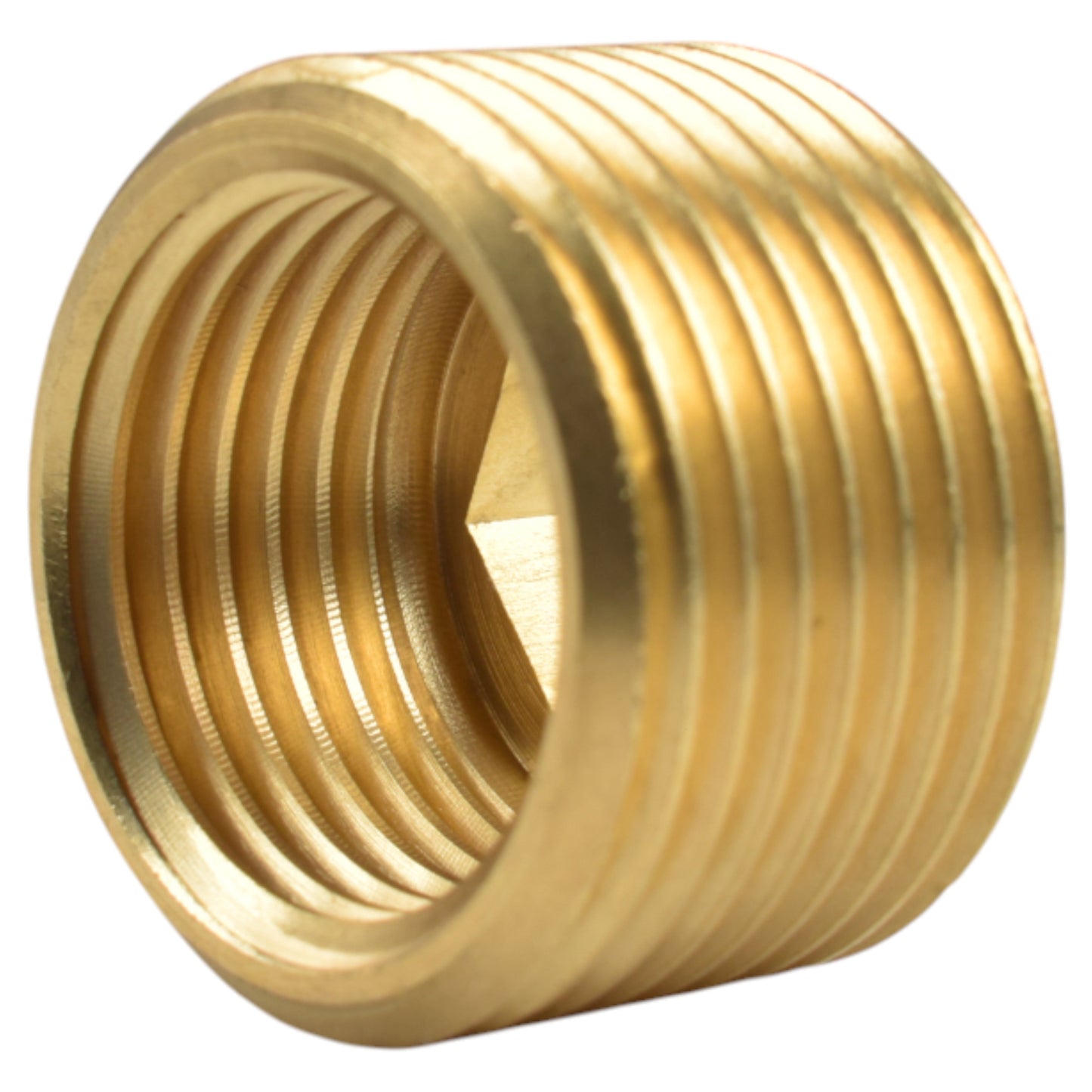 AP Supplies Thread Conversion Cap 3/4" BSPM - 1/2" BSPF, Brass