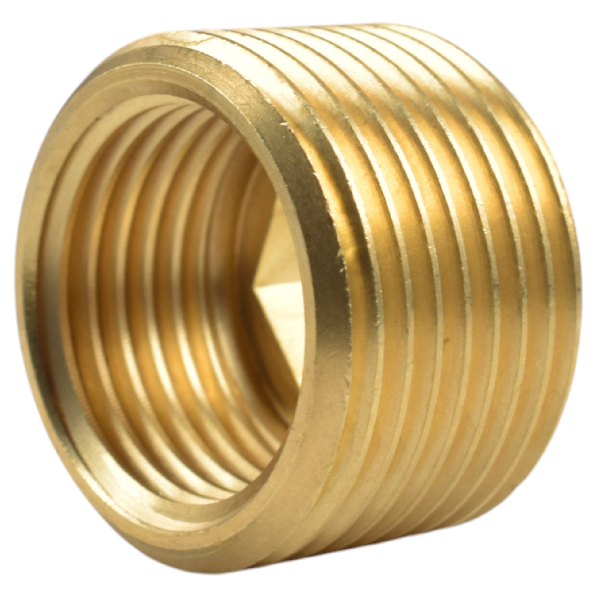 AP Supplies Thread Conversion Cap 3/4" BSPM - 1/2" BSPF, Brass