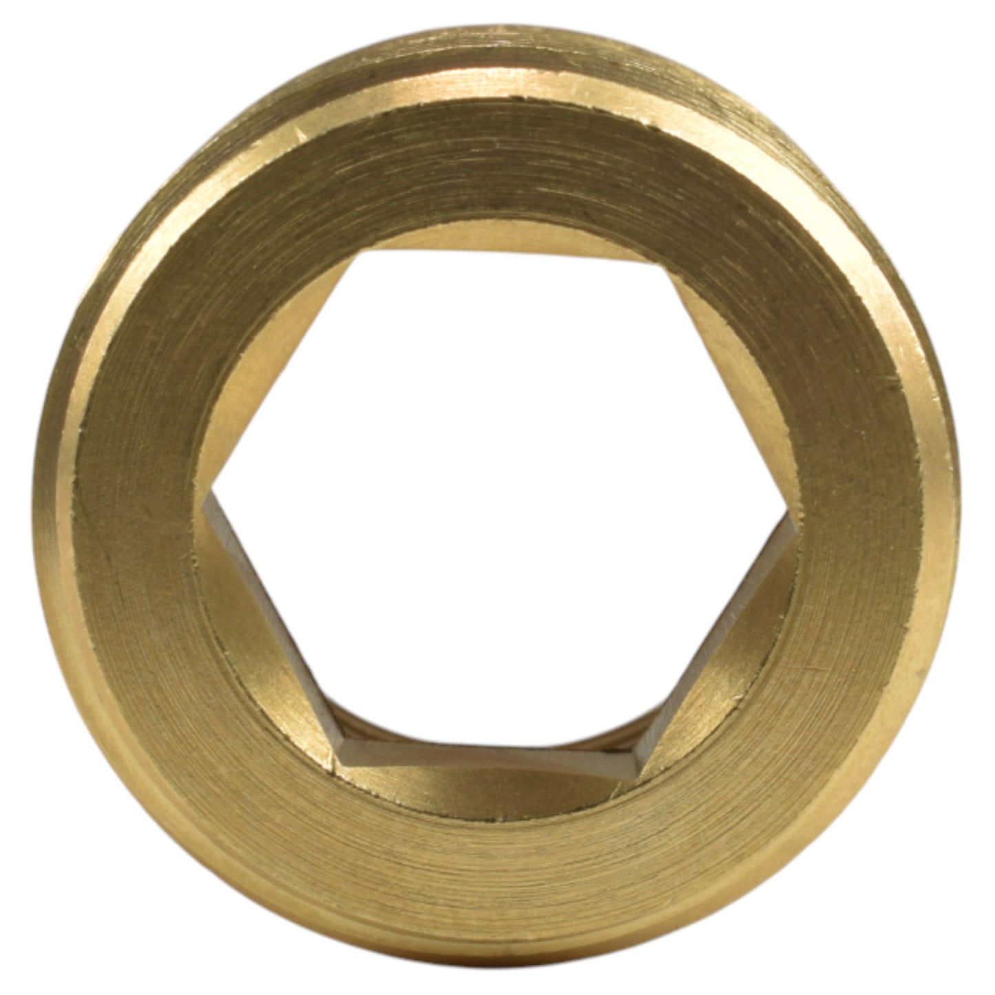 AP Supplies Thread Conversion Cap 3/4" BSPM - 1/2" BSPF, Brass