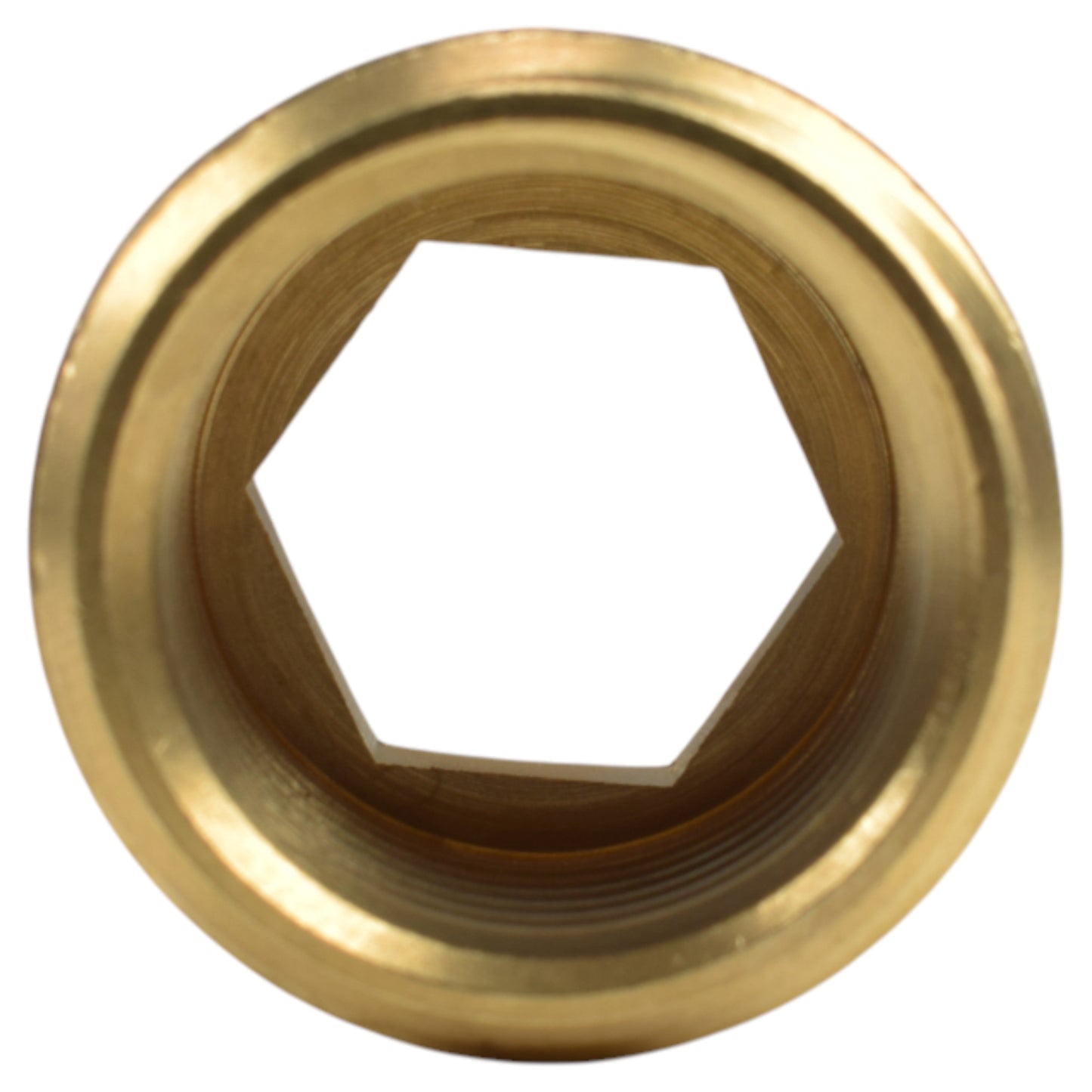 AP Supplies Thread Conversion Cap 3/4" BSPM - 1/2" BSPF, Brass