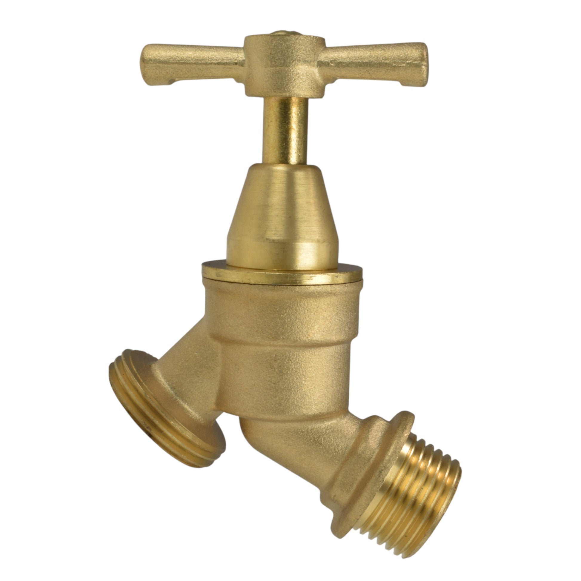 AP Supplies Brass Bib Tap Kit with Barb/Quick Connect Outlet, 1/2" and 3/4" BSP Thread Inlet
