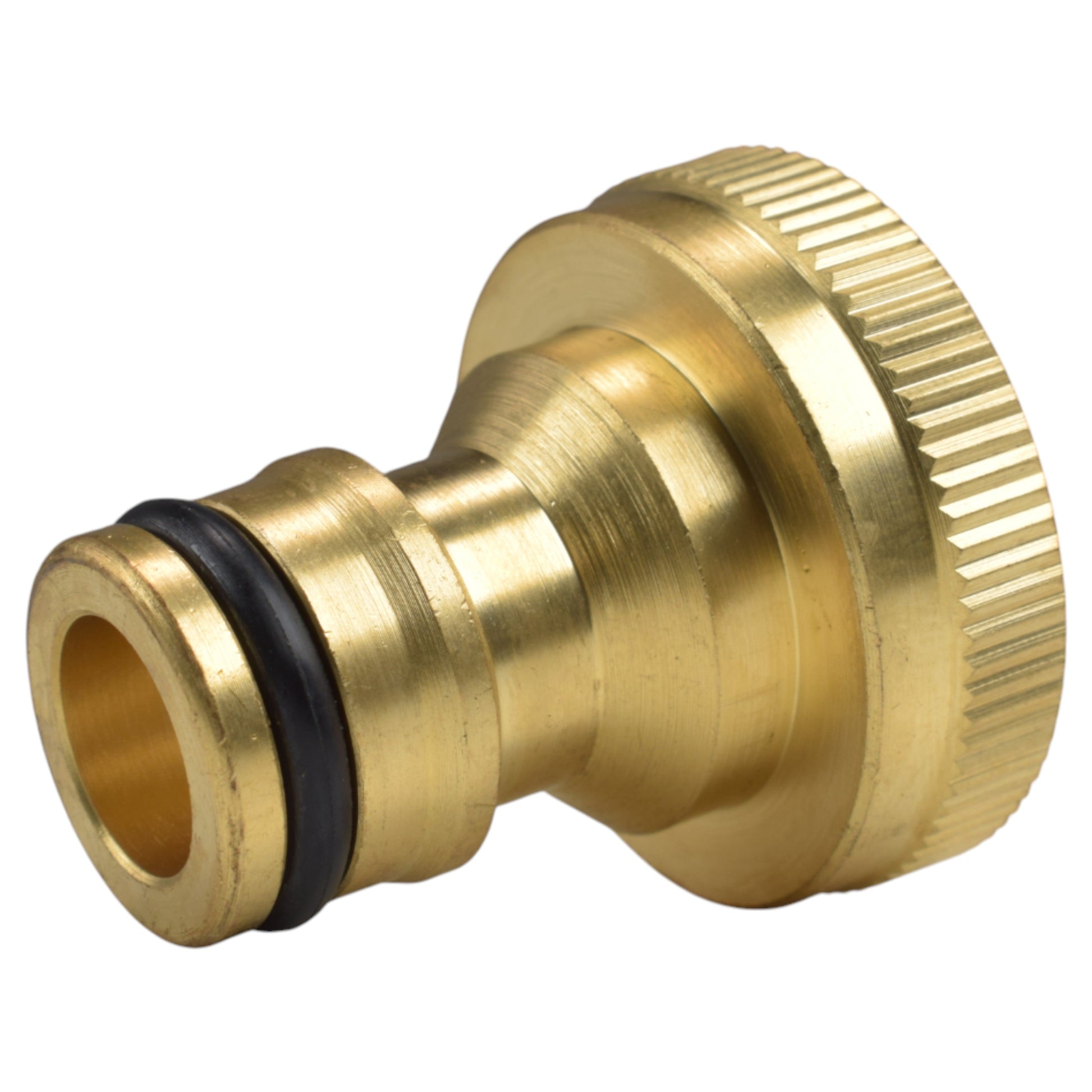 AP Supplies Brass Bib Tap Kit with Barb/Quick Connect Outlet, 1/2" and 3/4" BSP Thread Inlet
