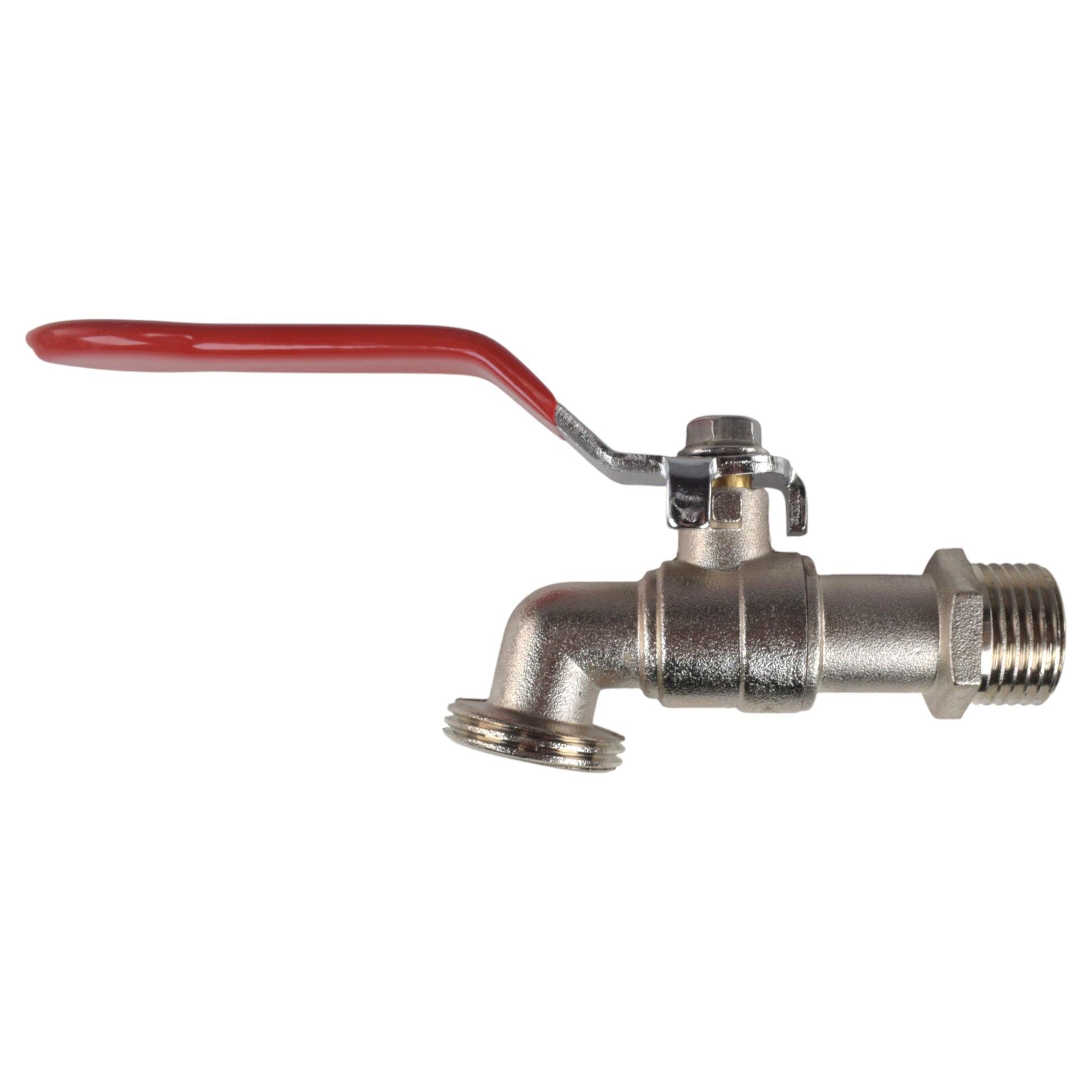 AP Supplies Lever Tap Kit with Barb/Quick Connect Outlet, 1/2" and 3/4" BSP Thread Inlet