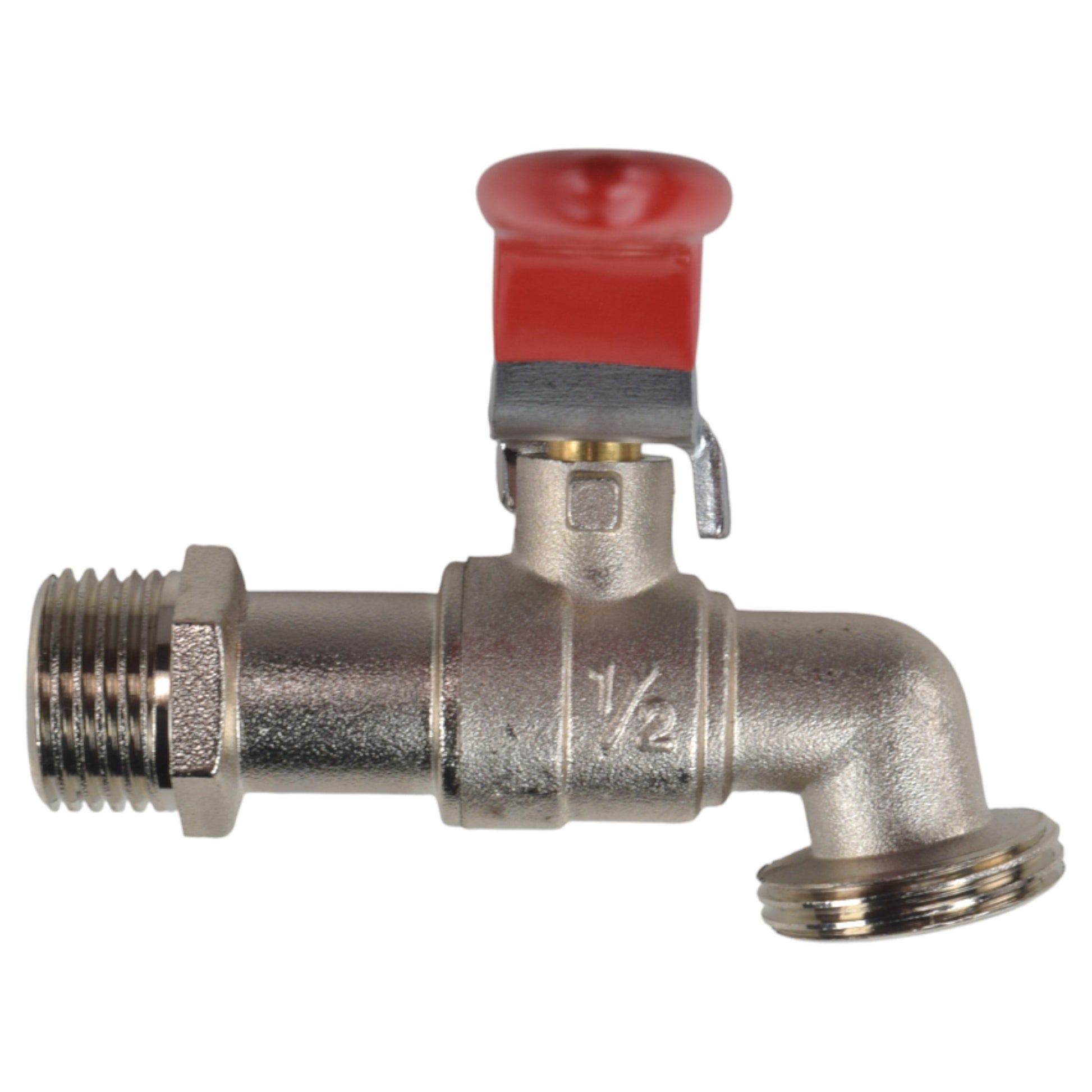AP Supplies Lever Tap Kit with Barb/Quick Connect Outlet, 1/2" and 3/4" BSP Thread Inlet