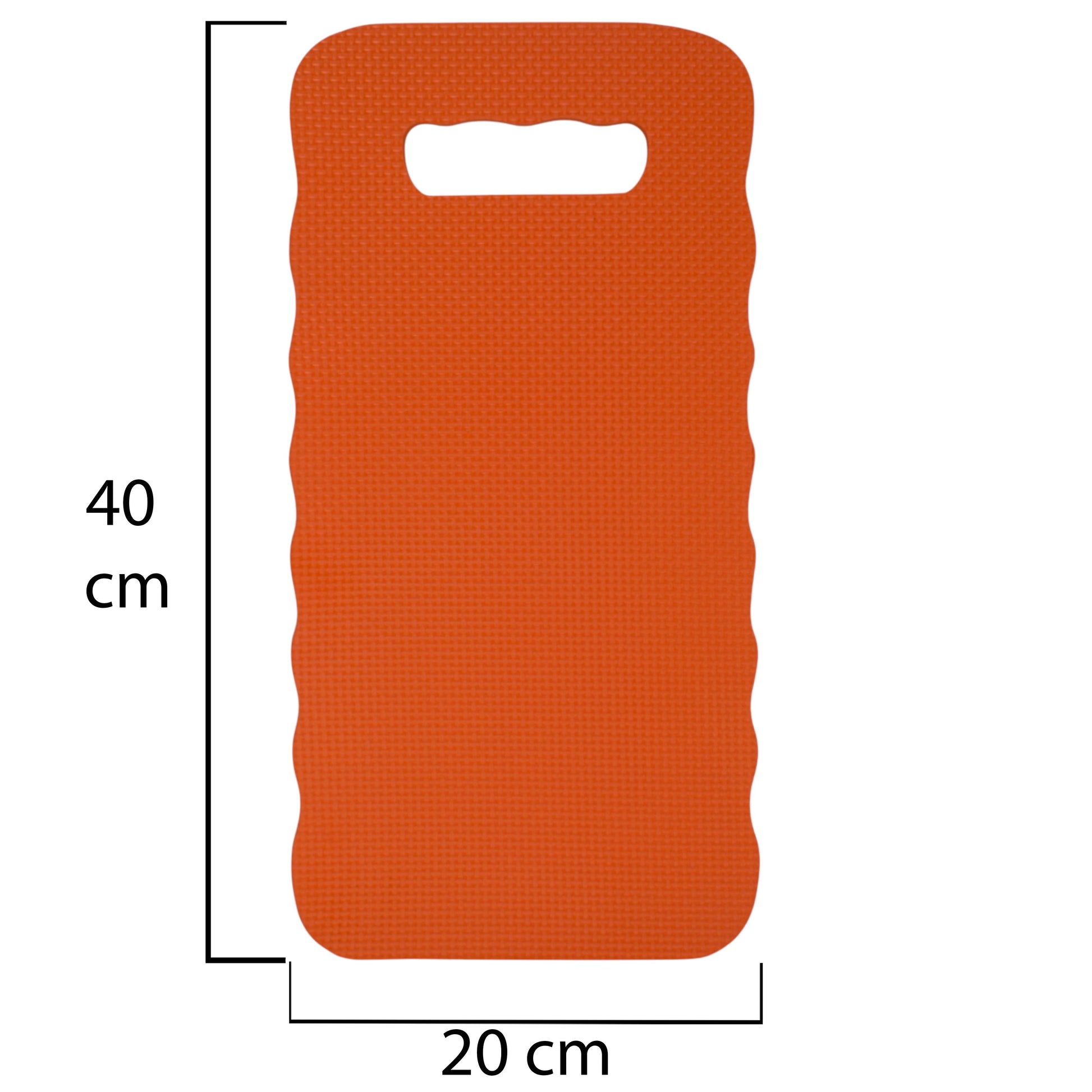 AP Supplies Wide Spade Garden Tool with Multifunction Kneeler Mat, Orange