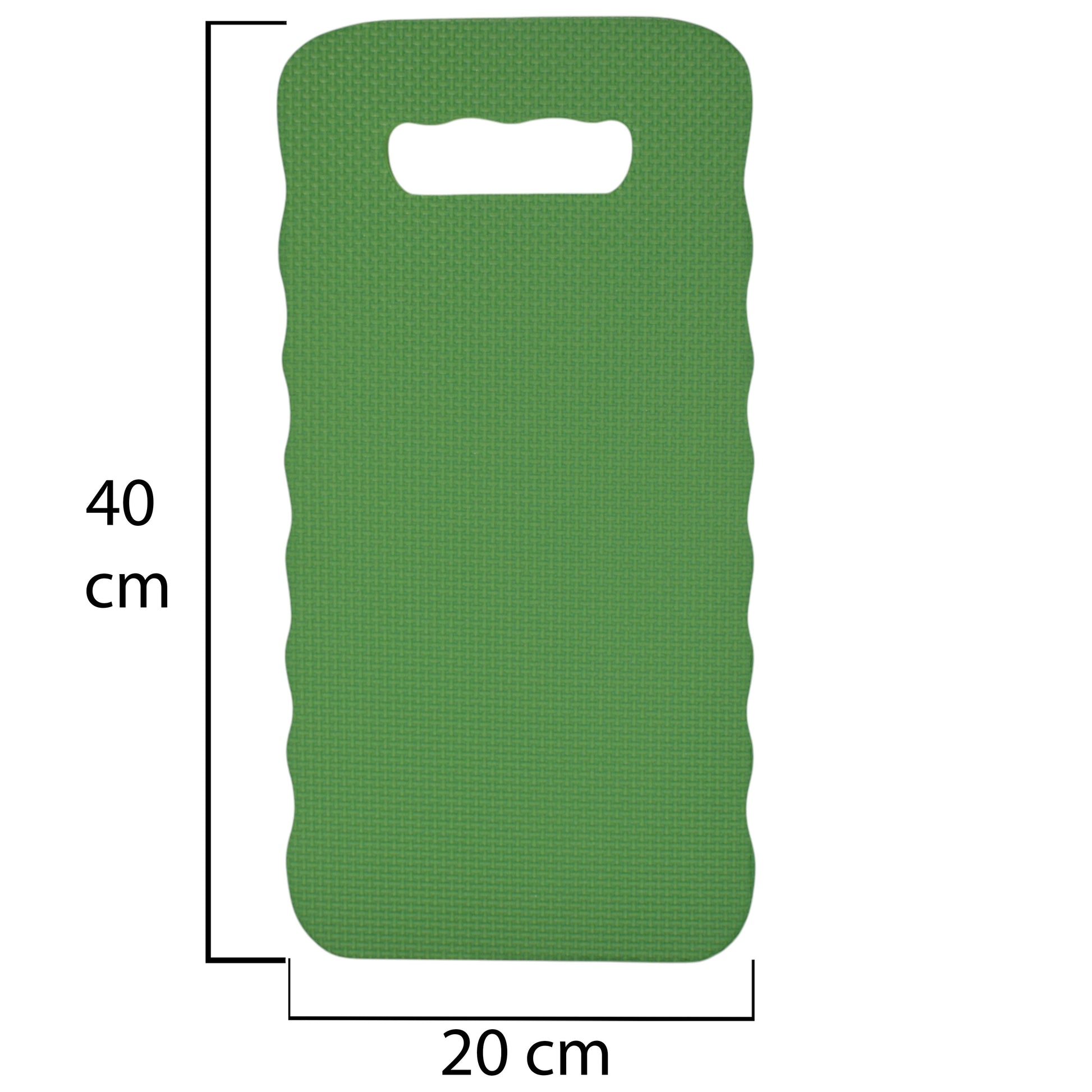 AP Supplies Digger-Hoe Garden Tool with Multifunction Kneeler Mat, Green