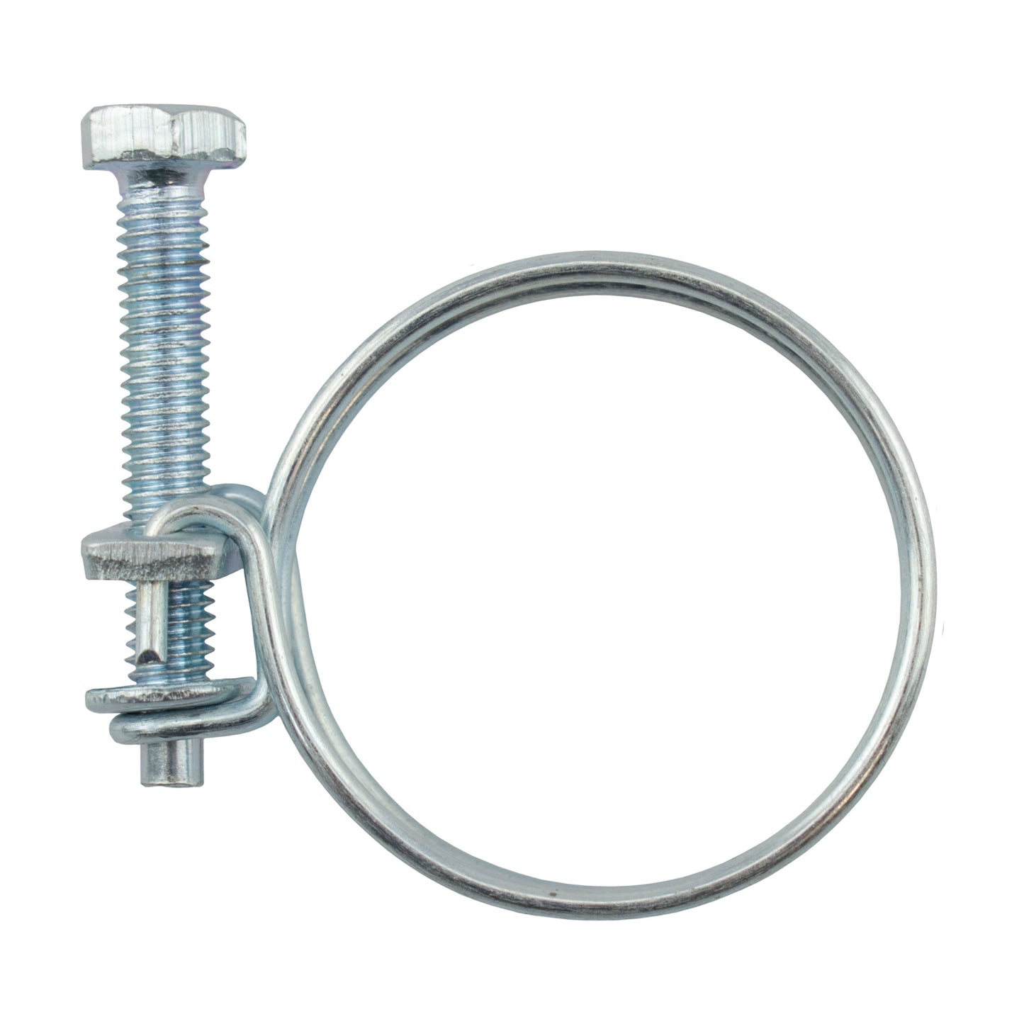 Double Wire Hose Clamp Galvanised 63mm-68mm for DIY Workshop Accessory