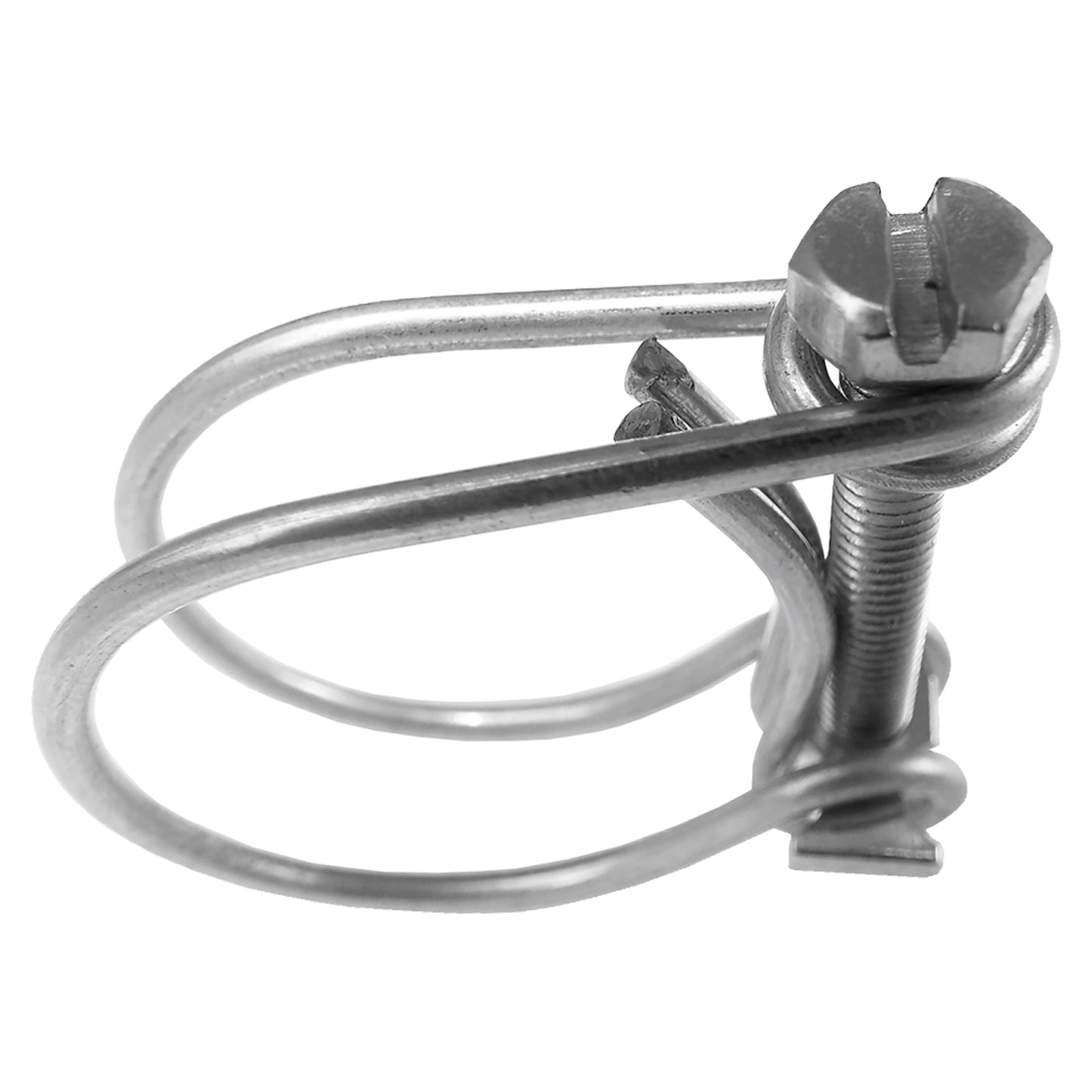 Double Wire Hose Clamp Galvanised 40mm-45mm for DIY Workshop Accessory