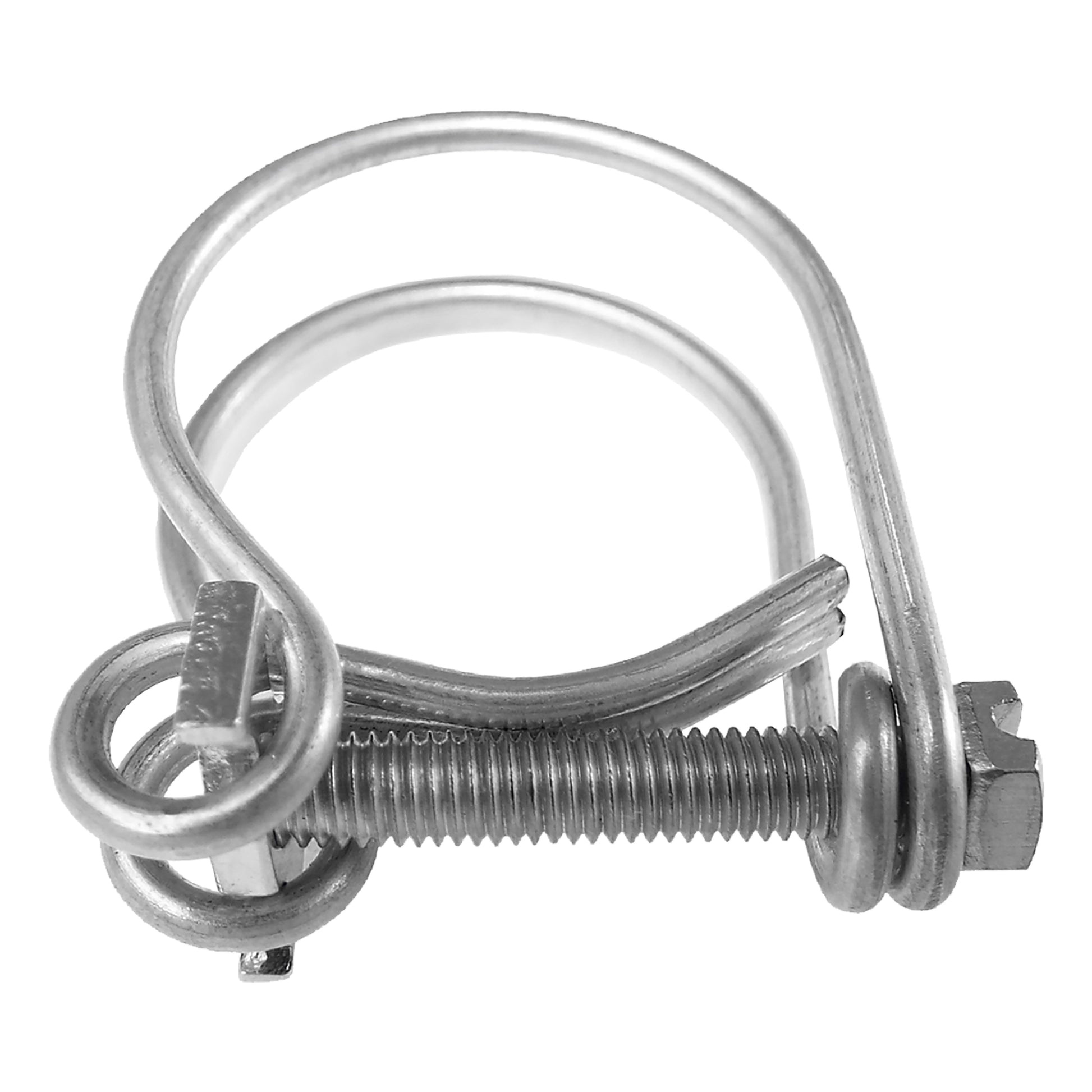 AP Supplies Corrugated Pipe 2" (50mm) with 2 x Double Wire Clips Set