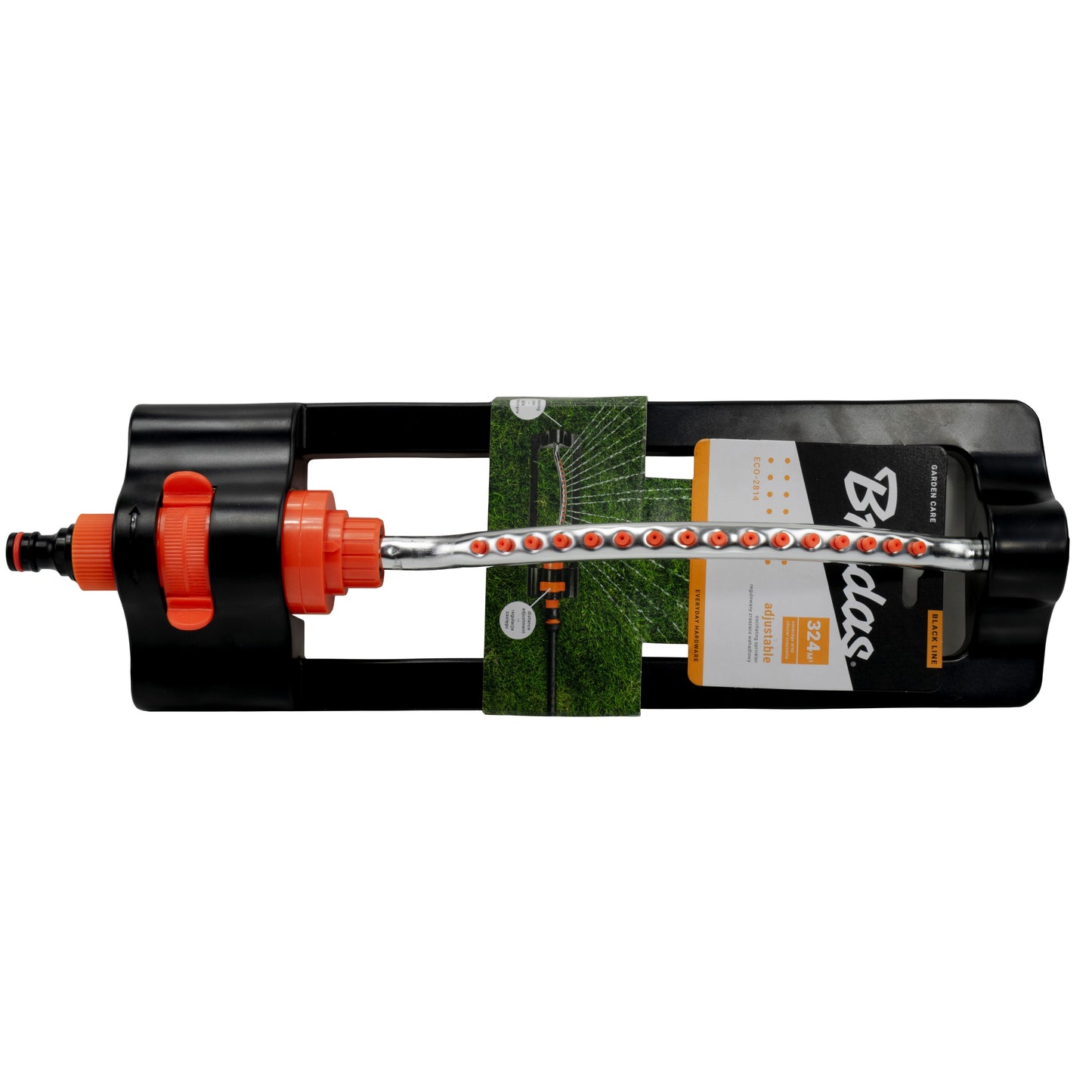 Compact Oscillating Sprinkler Eco Line (Metal Bar) for DIY Workshop Accessory