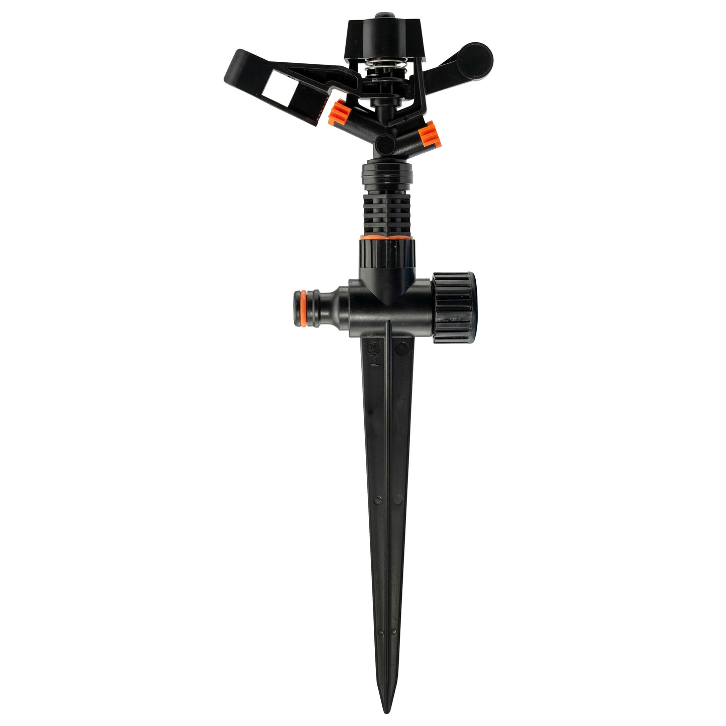 Pulsating Lawn Sprinkler on Spike - Eco Line Weatherproof Cover Garden Hose Pipe