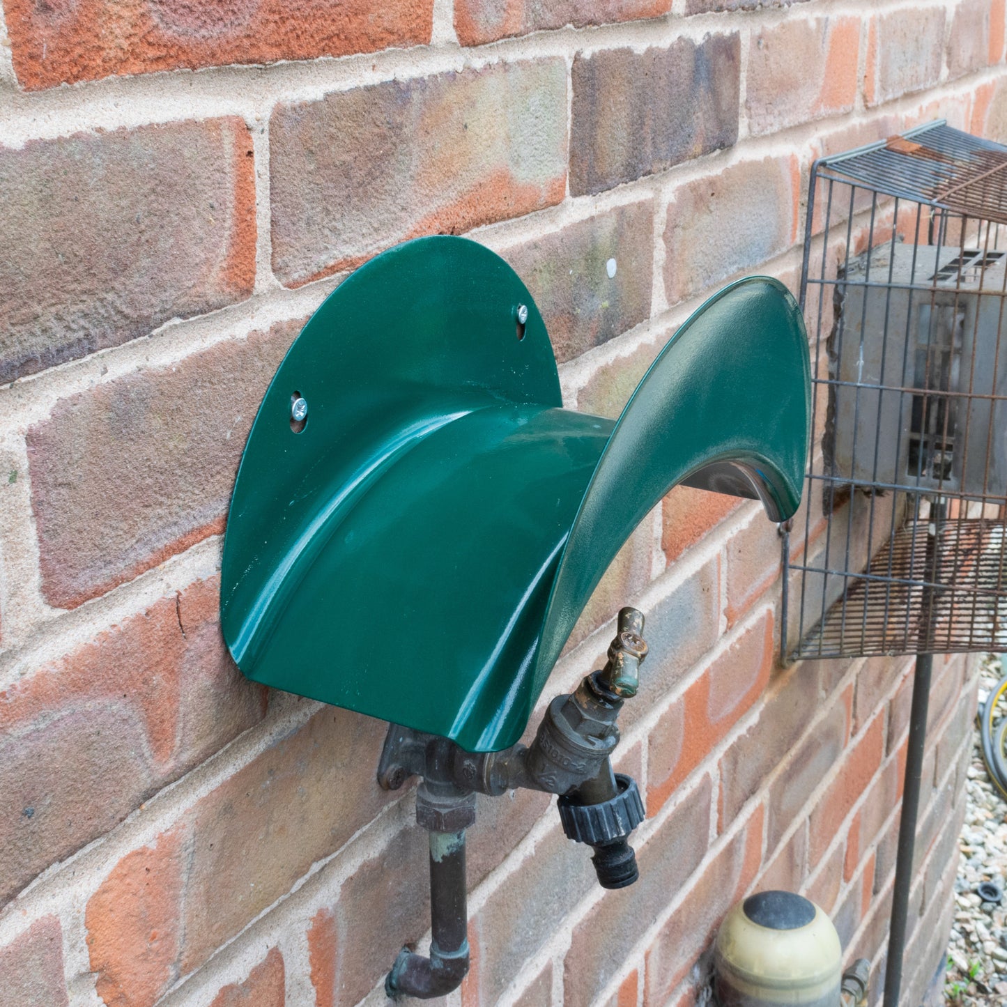 Metal Hose Hanger Green DIY Tool Accessory Home and Garden Use