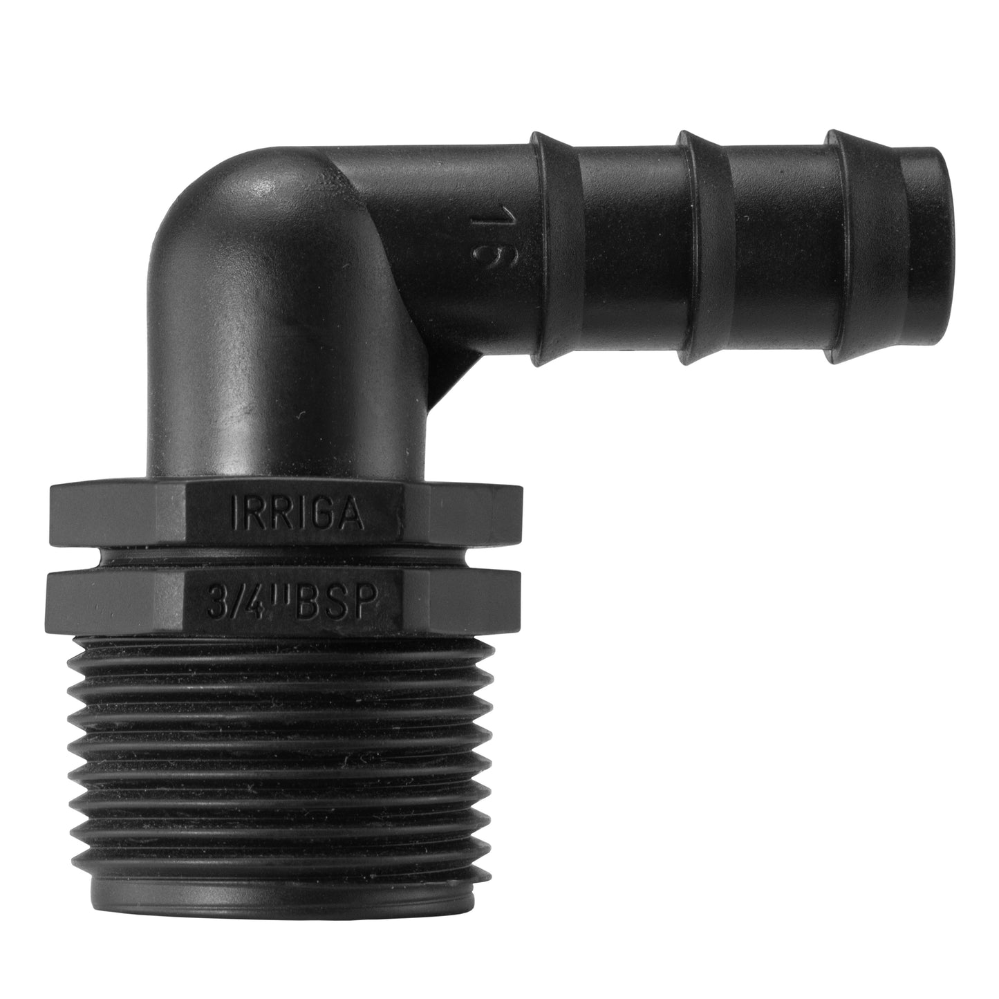 Elbow Fitting 3/4 BSP - 16mm Barb Drip Irrigation Fitting Pipe and Water Fitting