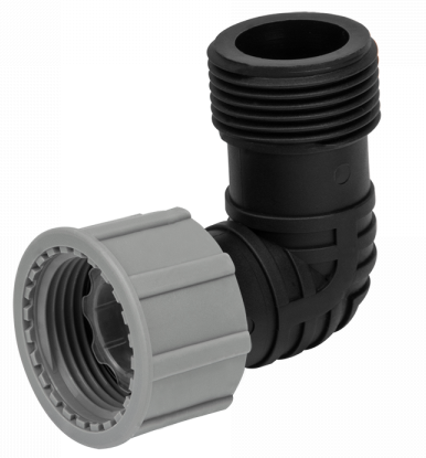 Swivel Elbow 1in BSP Male Female Drip Irrigation Fitting DIY Workshop Accessory