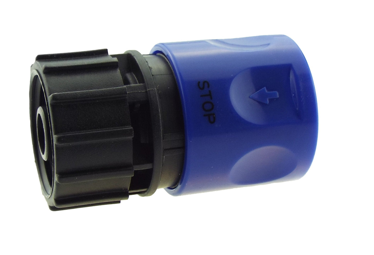 In-Line BSPM Valve with 2 x Hose Connectors Blue for Drip Irrigation Fitting