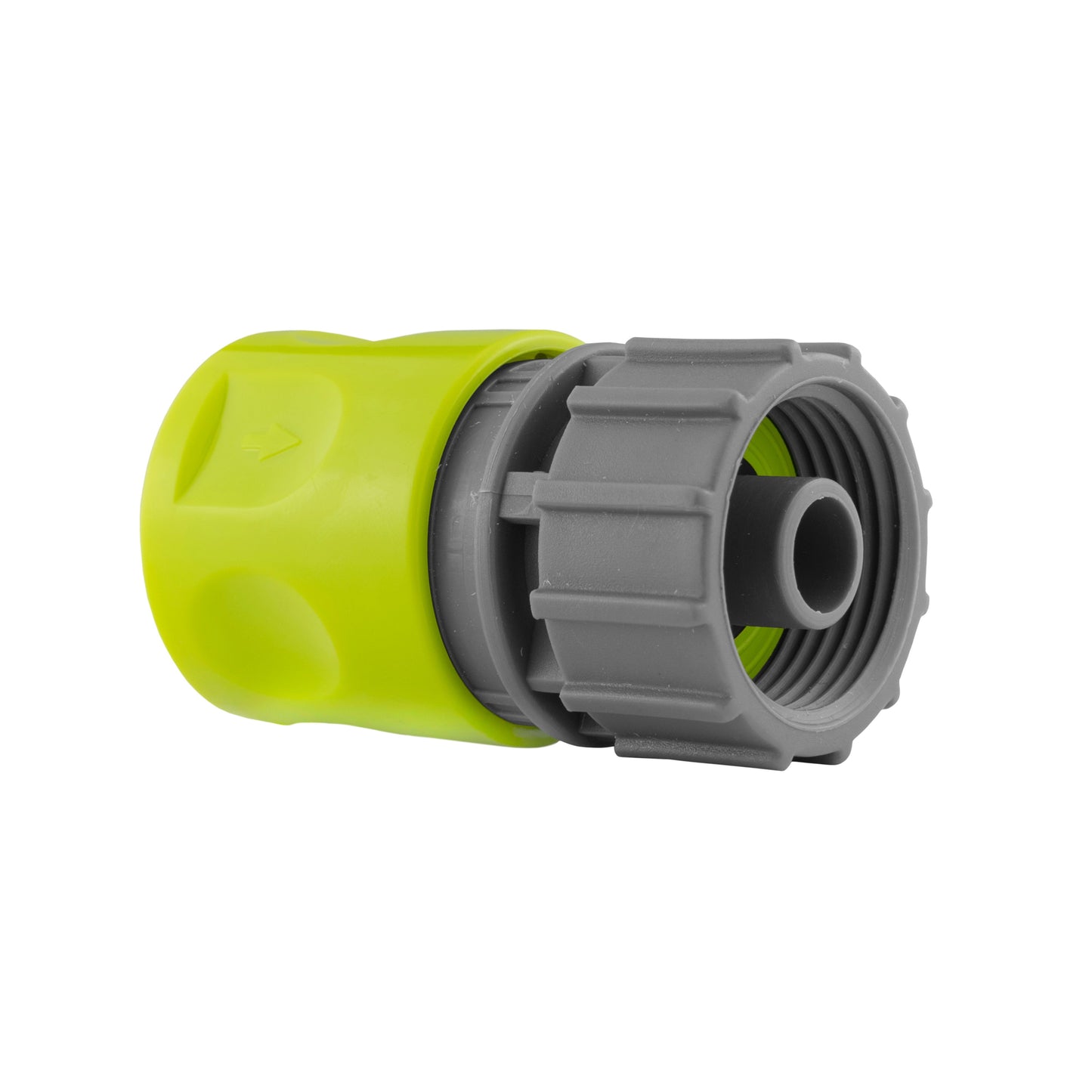 IBC 2 S60X6 Cap with In-Line BSPM Valve and 3/4 BSPF Female Hose Connector Lime
