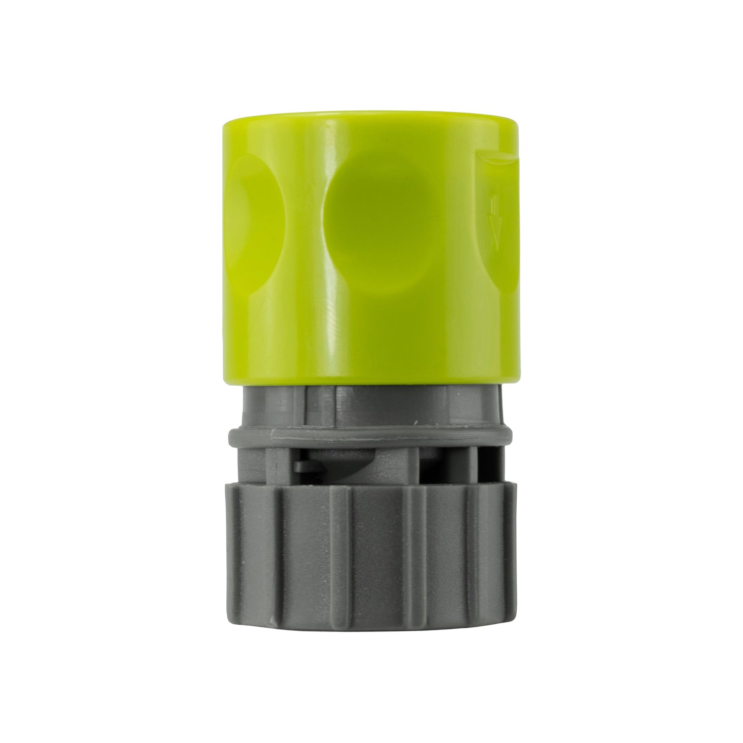 IBC 2 S60X6 Cap with In-Line BSPM Valve and 3/4 BSPF Female Hose Connector Lime