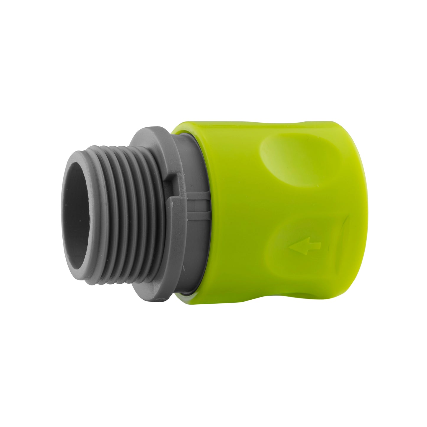 Female Hose Connector with 3/4in BSPM Thread Lime for Drip Irrigation Fitting