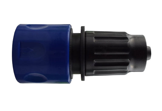 Expanding Hose Connector Blue Pipe and Water Fitting Garden Water Connector